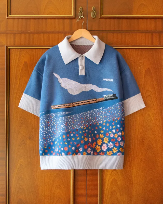 ERRORS EXPRESS EMBROIDERED POLO made by House of Errors