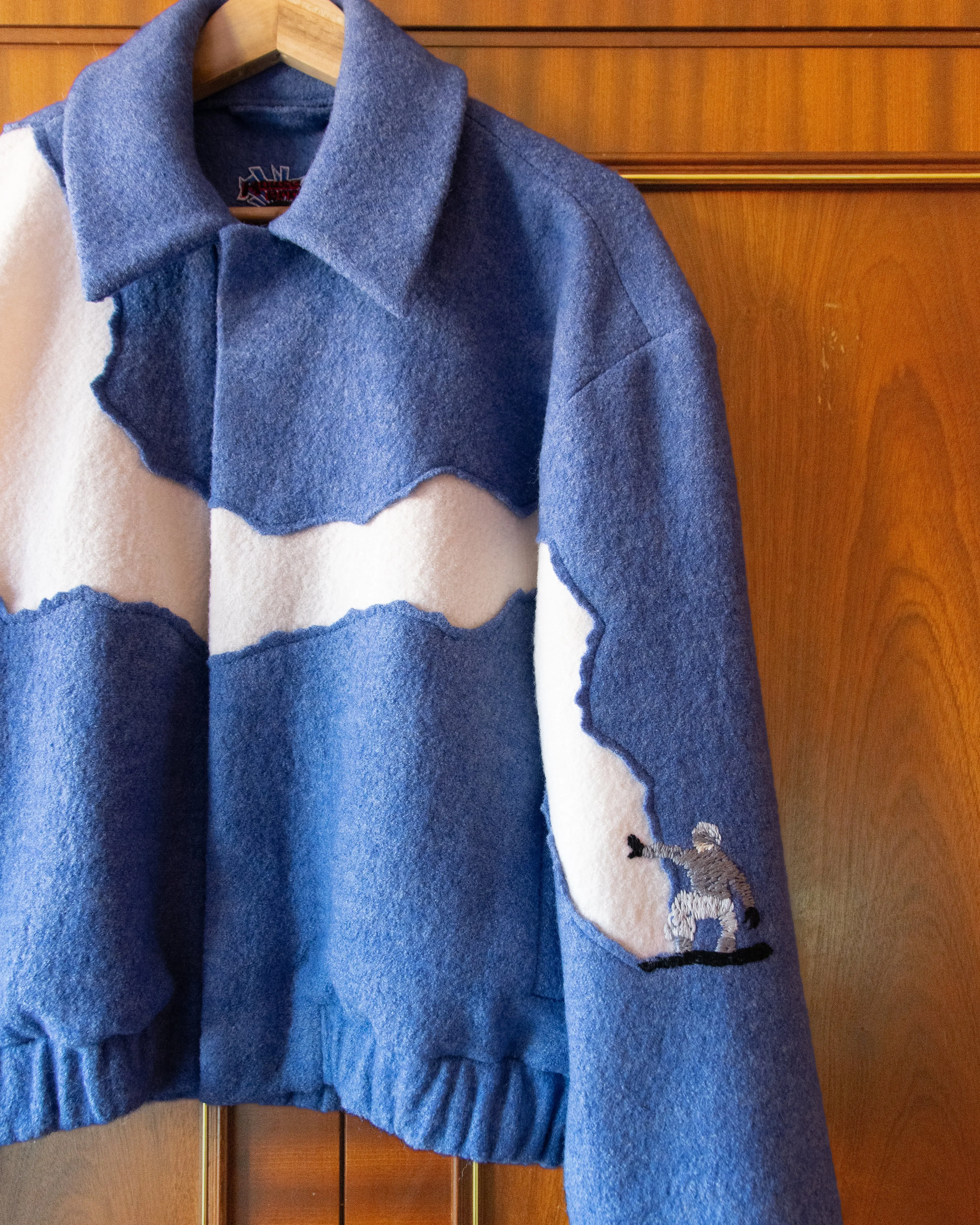 WOOL 'PLANCHE A NEIGE' BOMBER sold by House of Errors product image thumbnail 5