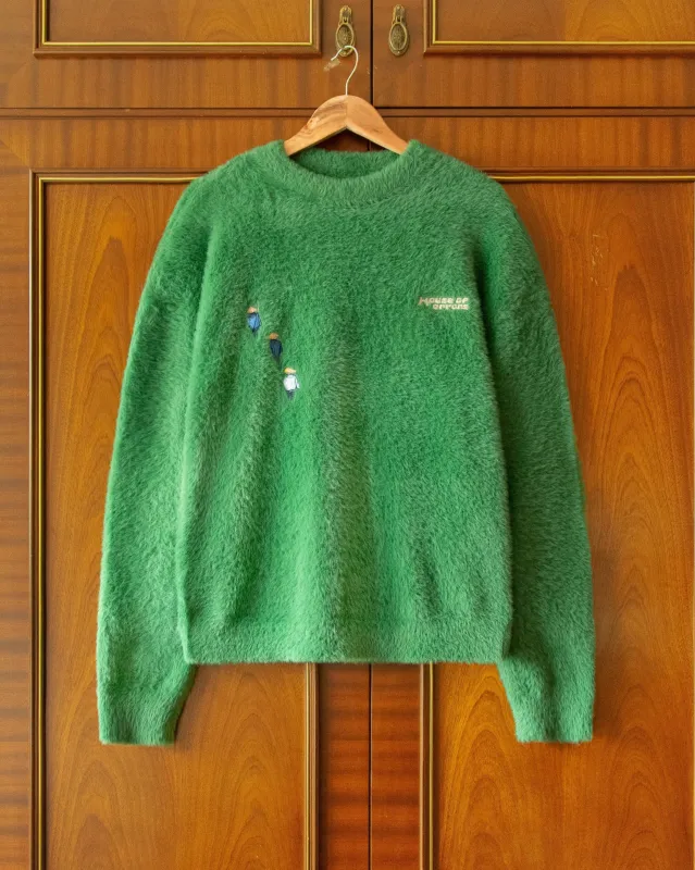 SHAGGY KNITTED EXPLORERS SWEATER made by House of Errors