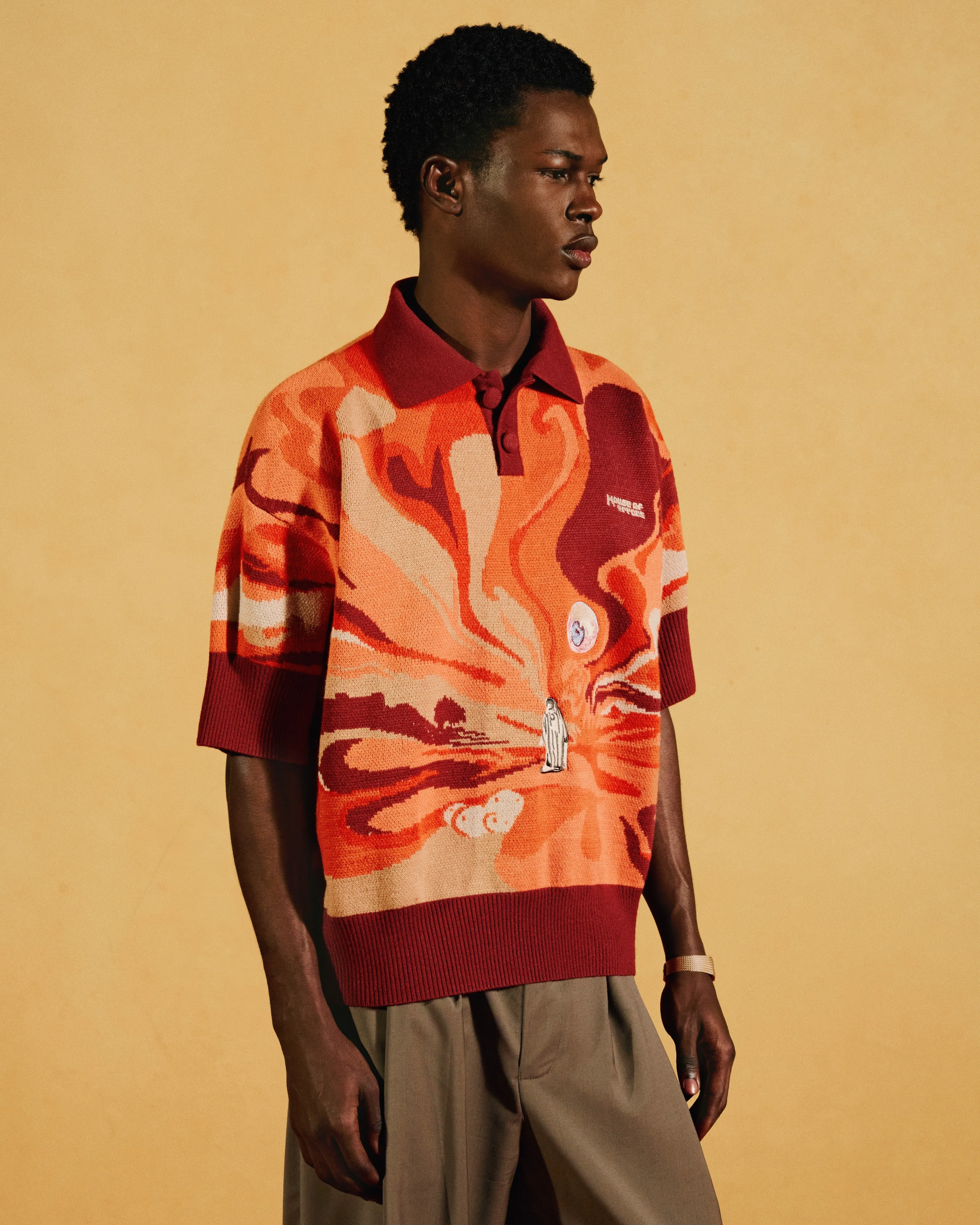MAN OF THE DUNES POLO - SUNSET sold by House of Errors product image thumbnail 2