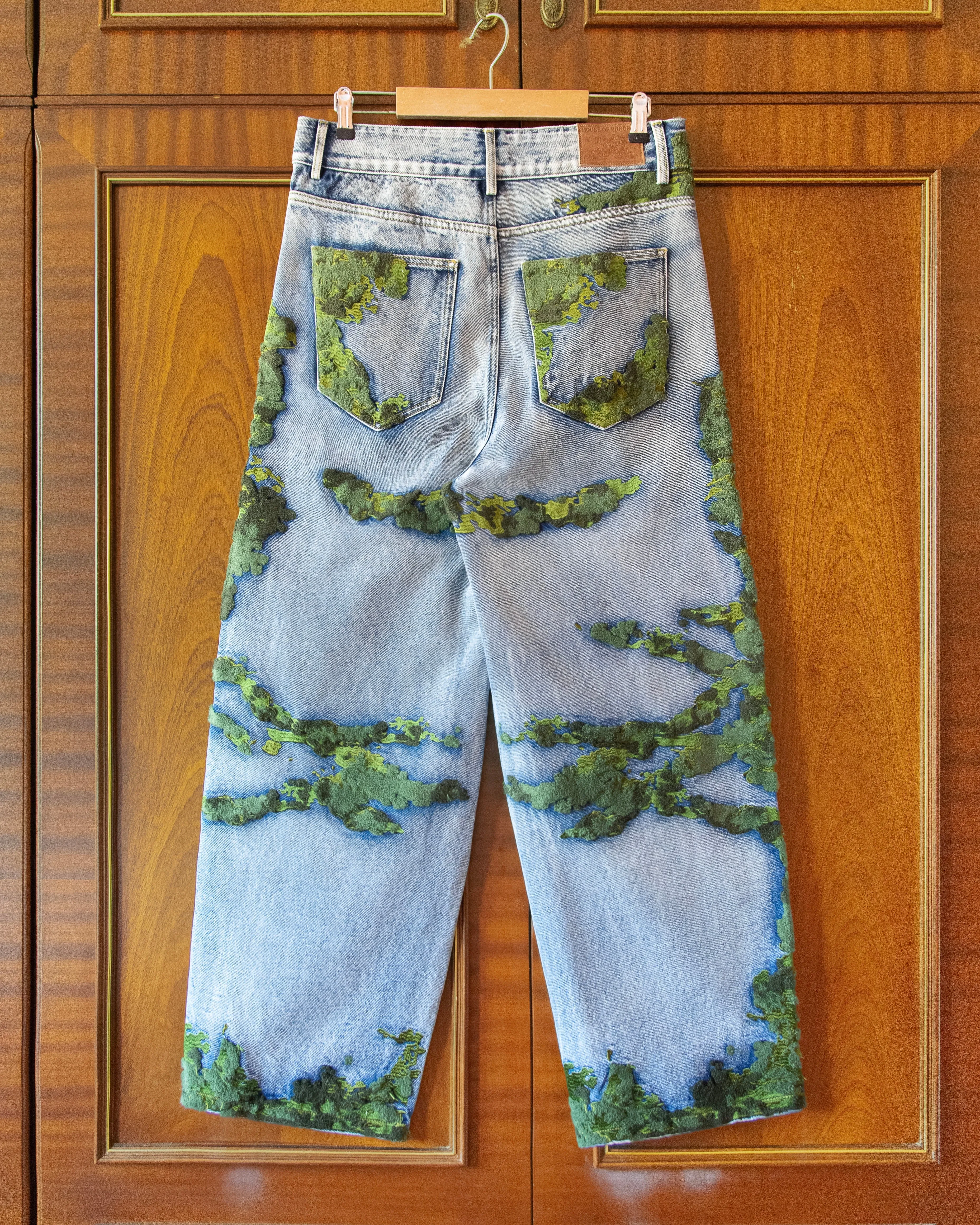 EMBROIDERED MOSS JEANS sold by House of Errors product image thumbnail 2