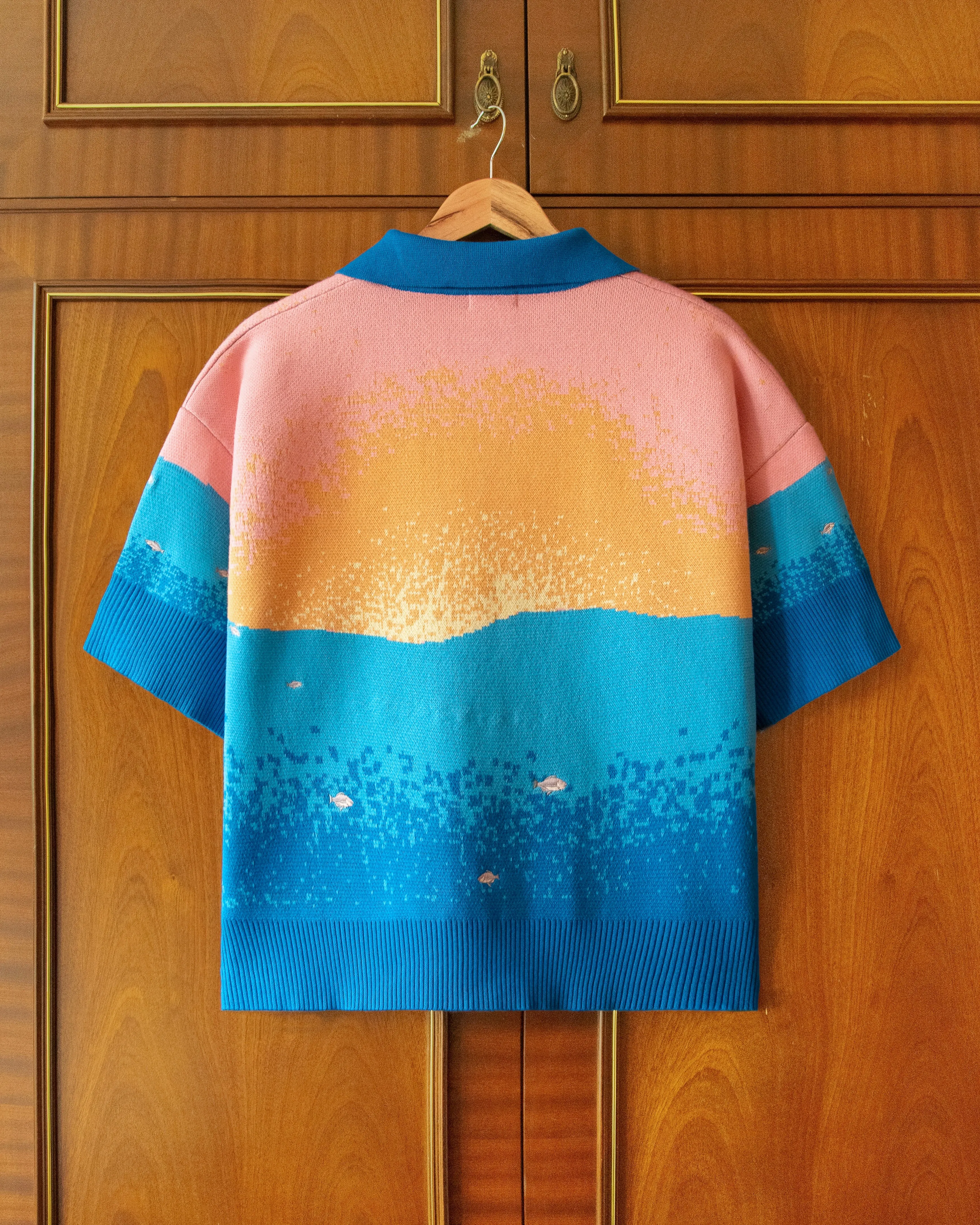 COTTON SUNSET LAKE POLO sold by House of Errors product image thumbnail 2