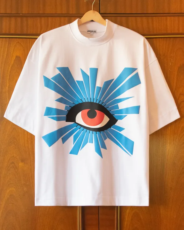 ALL-SEEING HEAVYWEIGHT TEE IN WHITE made by House of Errors