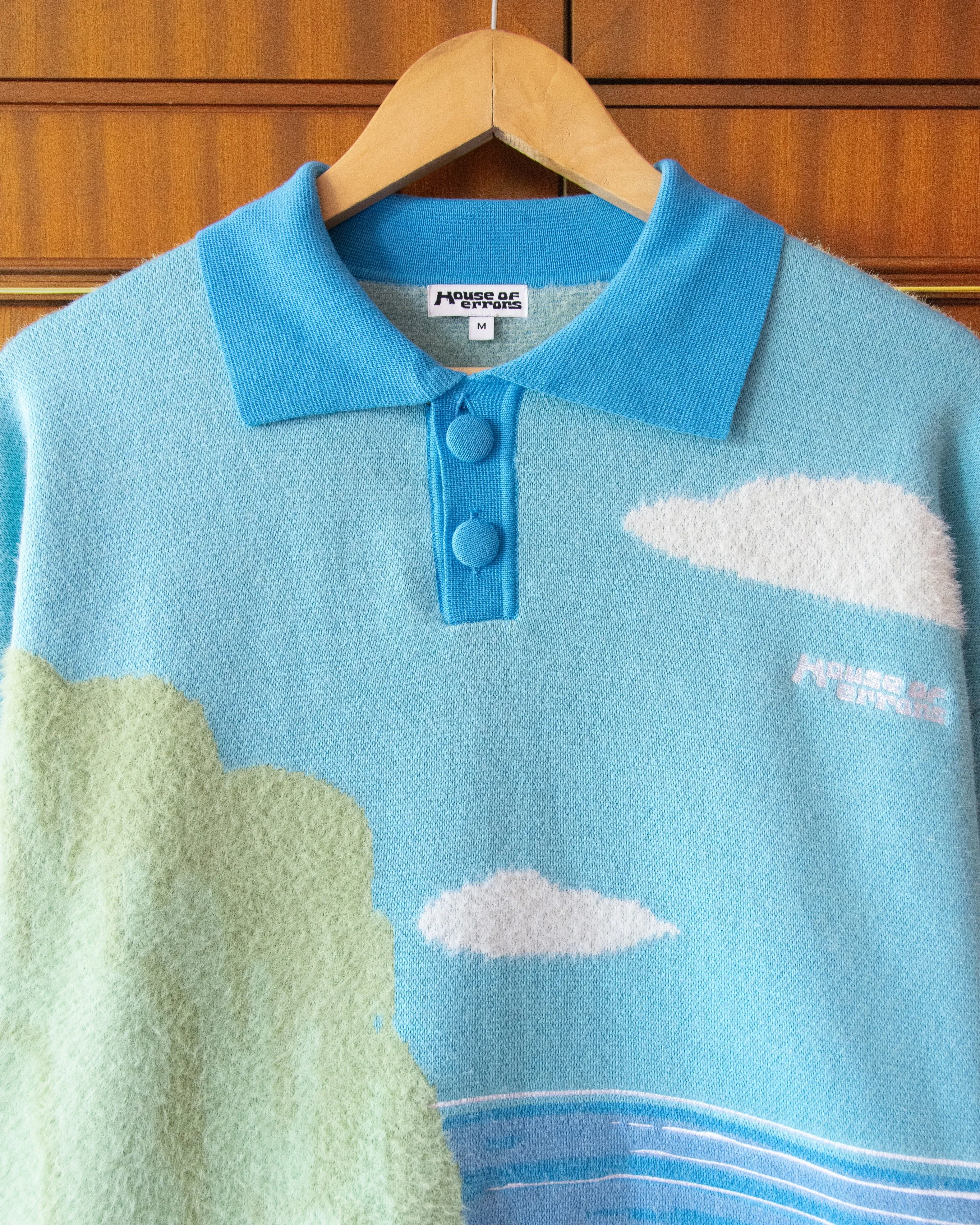 KNITTED SEASIDE RIDE POLO sold by House of Errors product image thumbnail 4