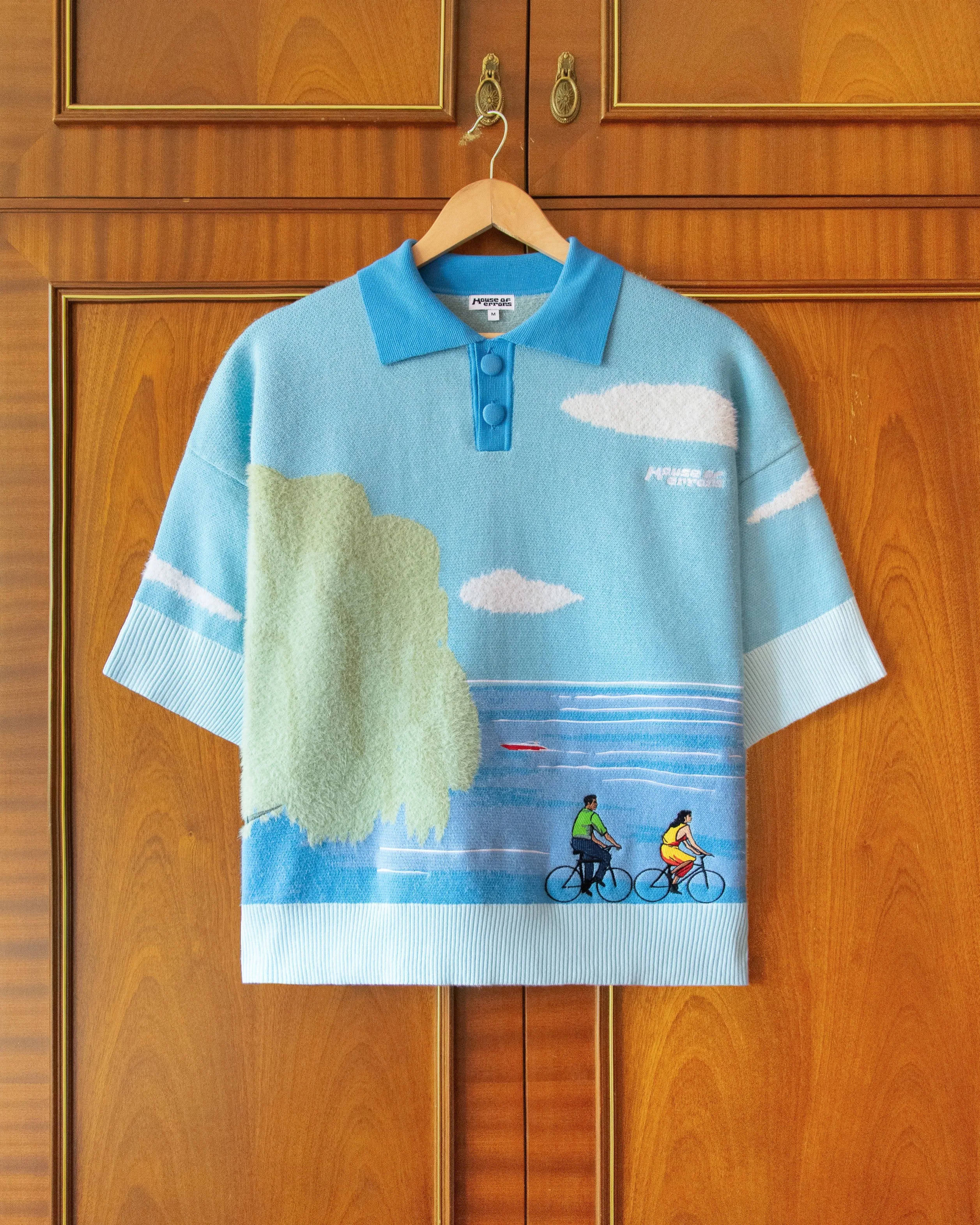 KNITTED SEASIDE RIDE POLO sold by House of Errors