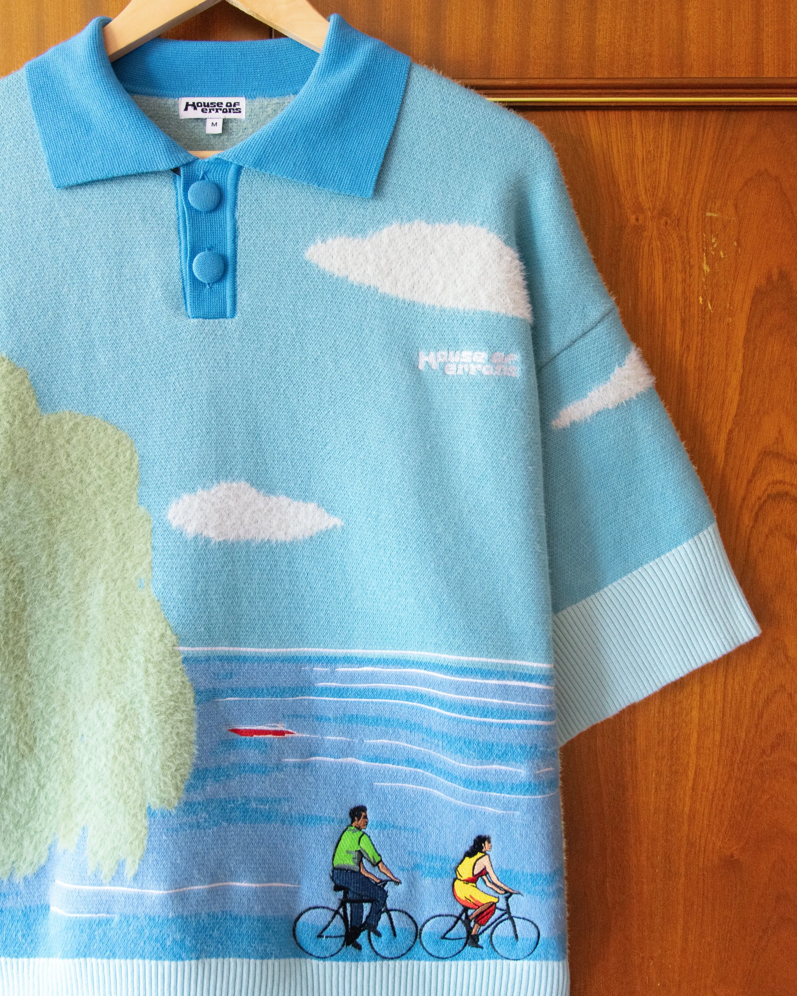 KNITTED SEASIDE RIDE POLO sold by House of Errors product image thumbnail 3