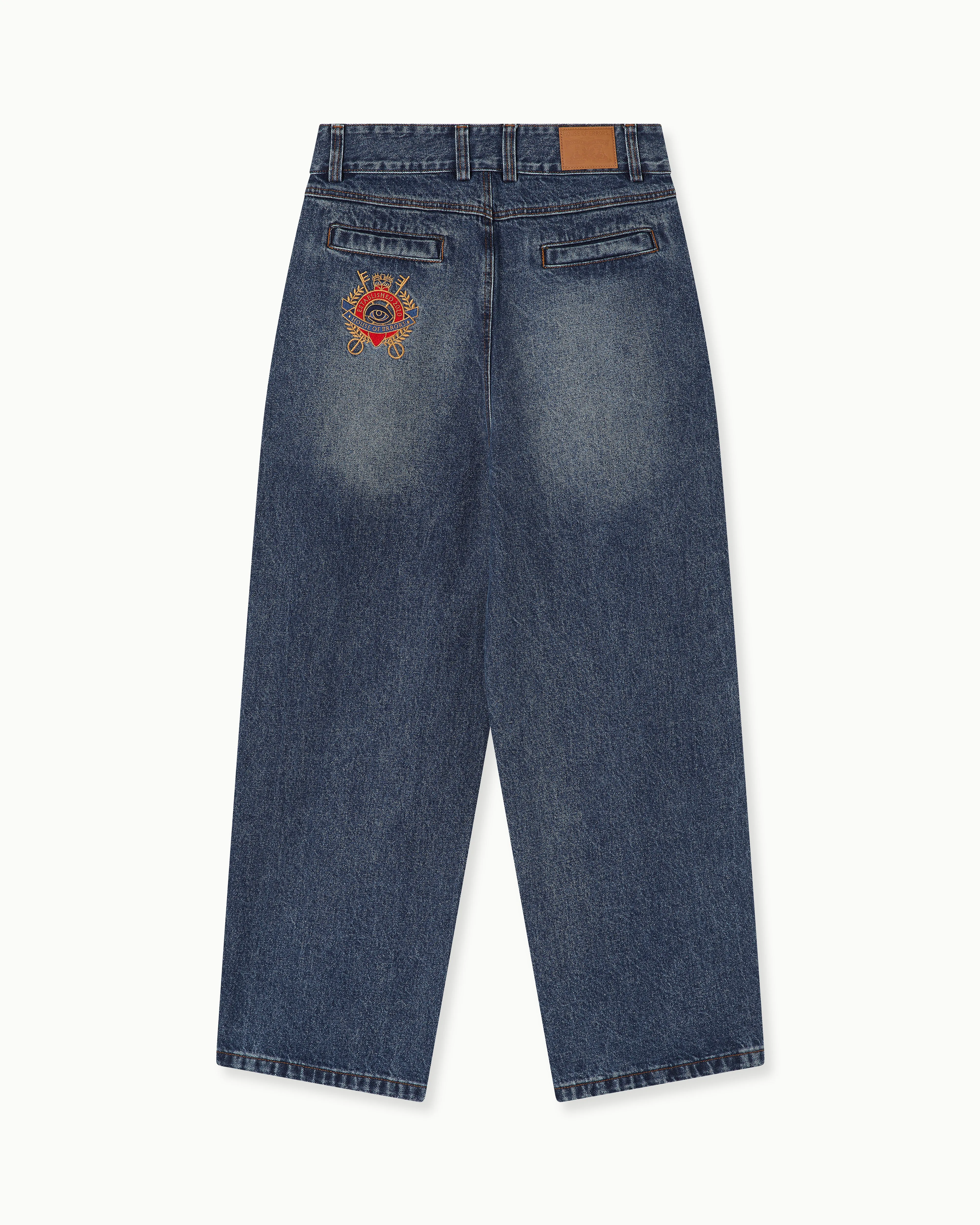 CROWN JEANS IN WASHED INDIGO sold by House of Errors product image thumbnail 2