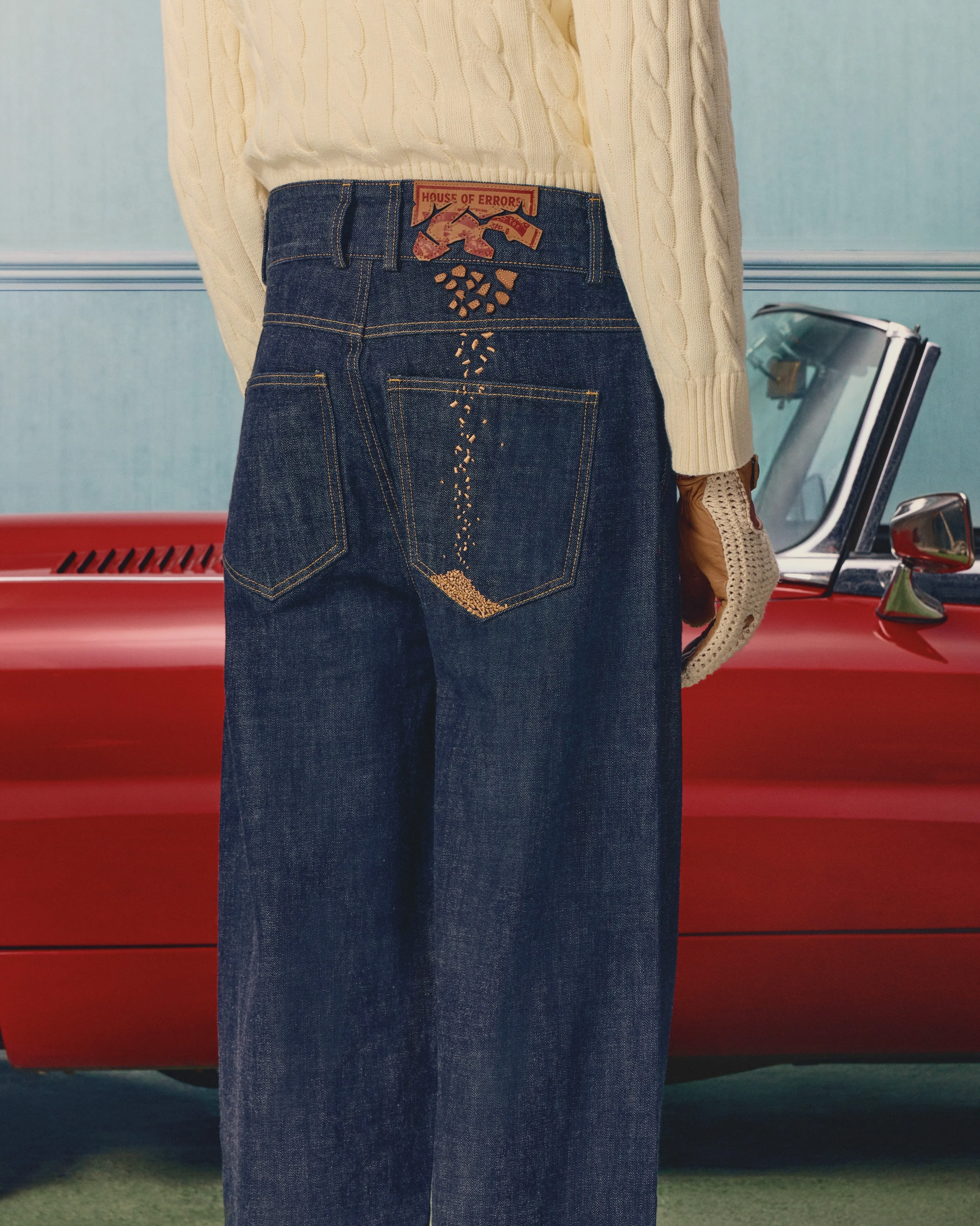 CRUMBLING PATCH JEANS sold by House of Errors product image thumbnail 2