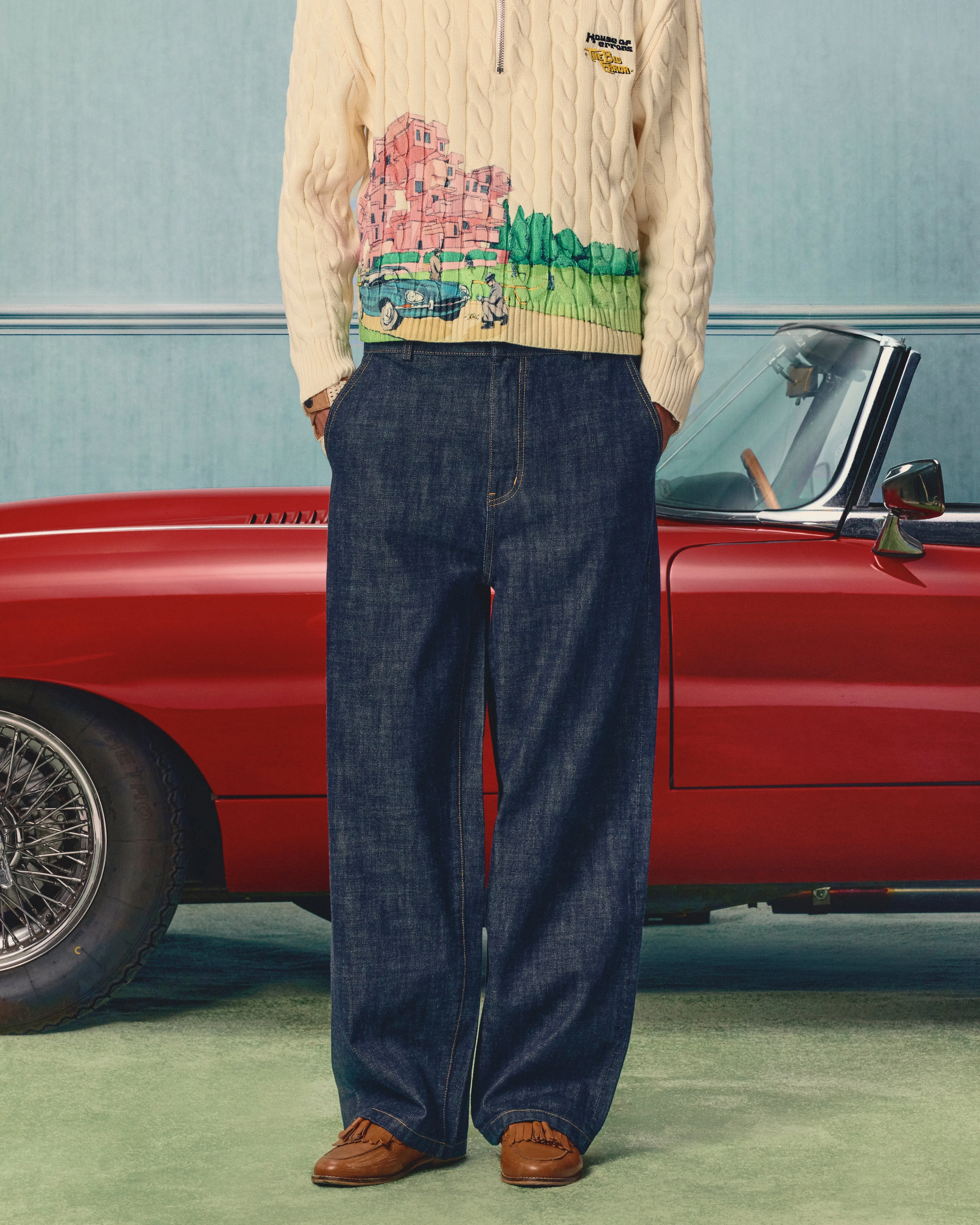 CRUMBLING PATCH JEANS sold by House of Errors product image thumbnail 3