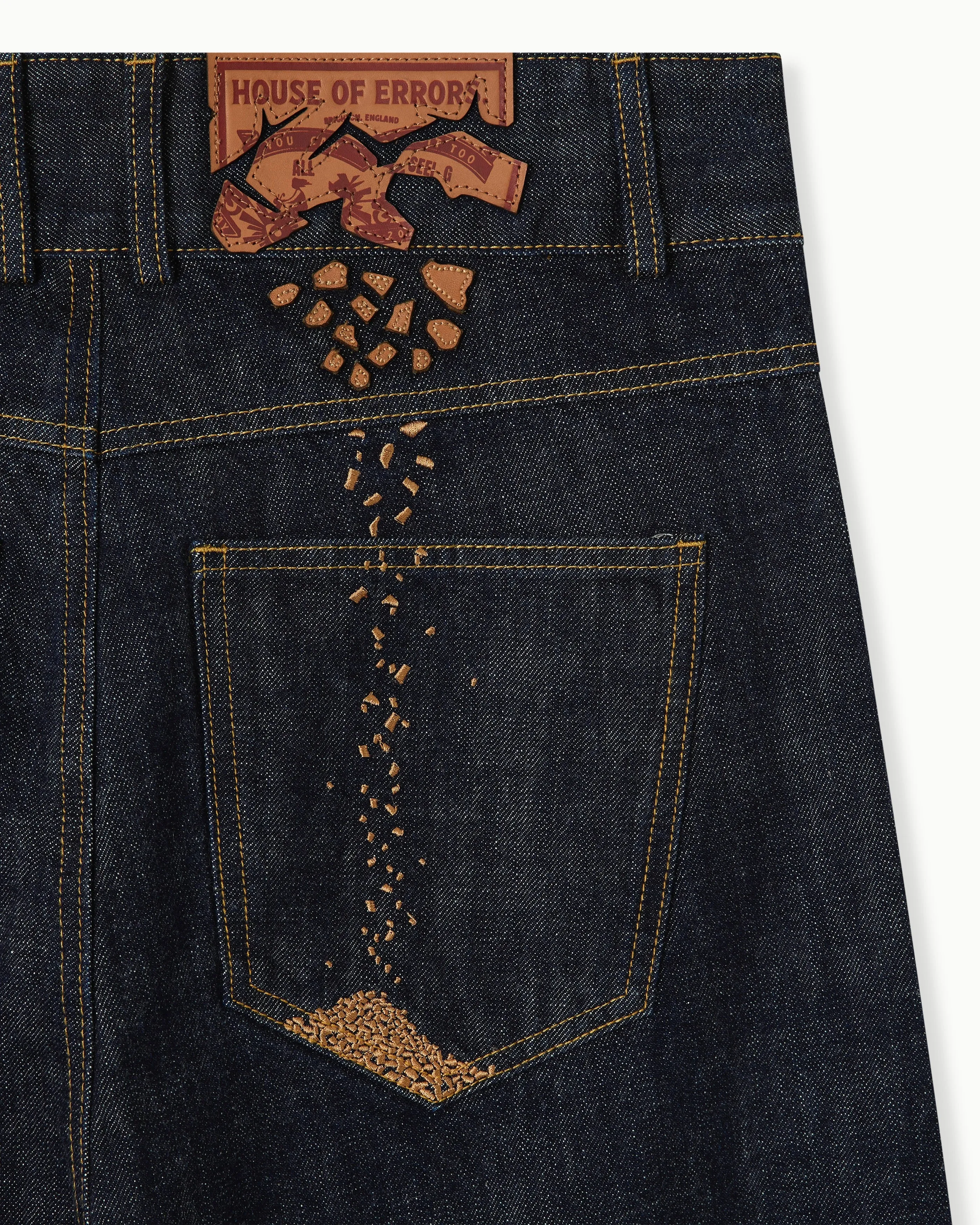 CRUMBLING PATCH JEANS sold by House of Errors product image thumbnail 5