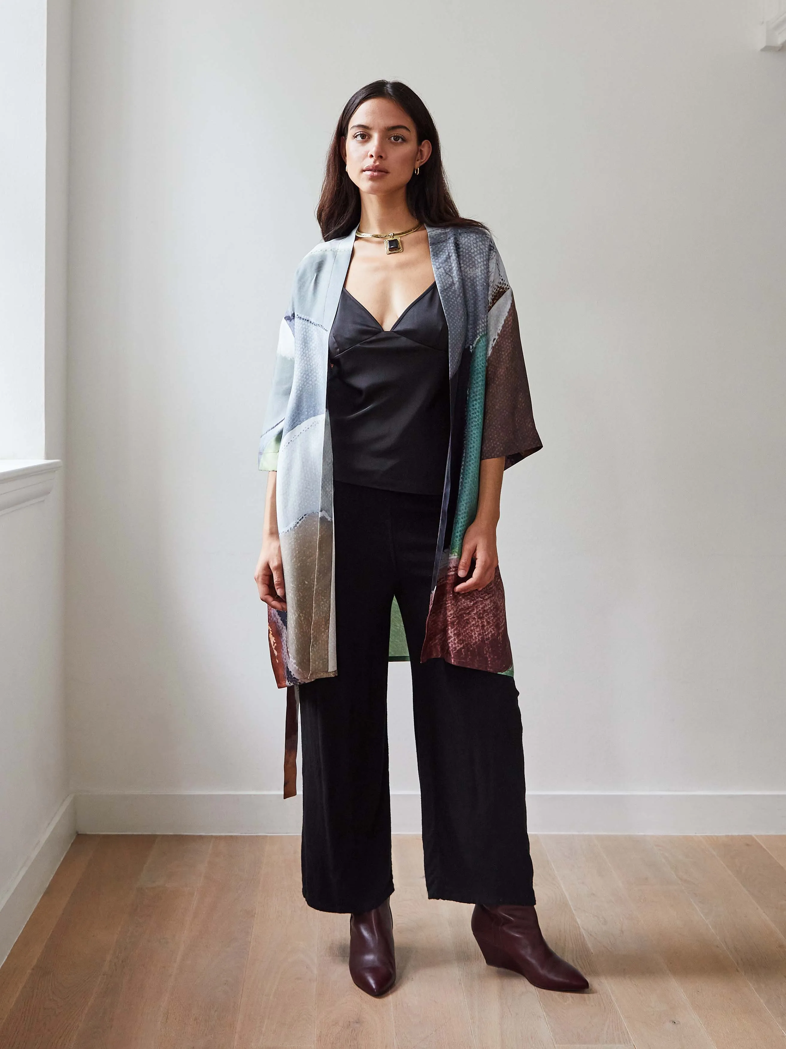 Condesa Silk Kimono sold by Blue Nude product image thumbnail 2