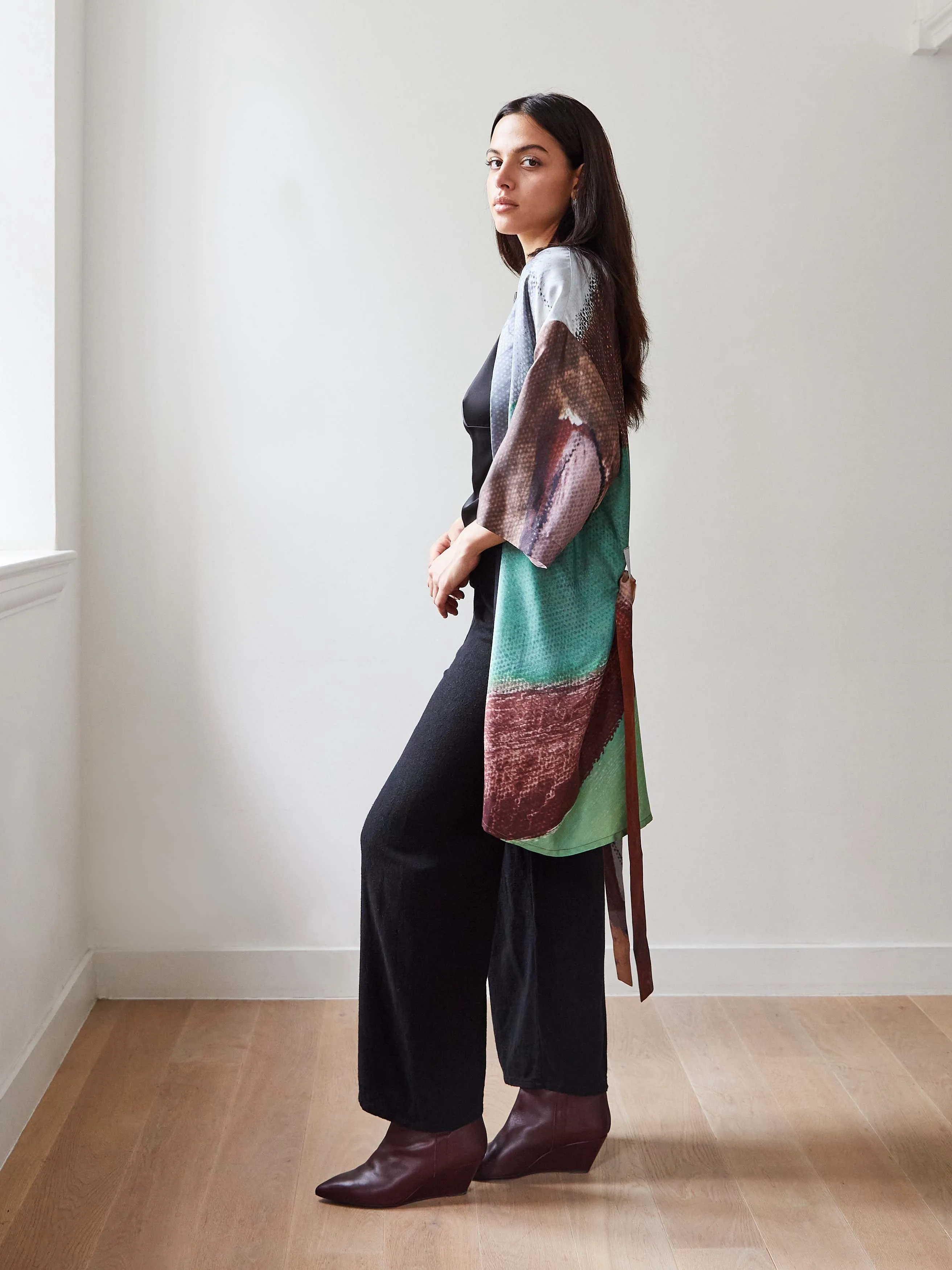 Condesa Silk Kimono sold by Blue Nude product image thumbnail 3