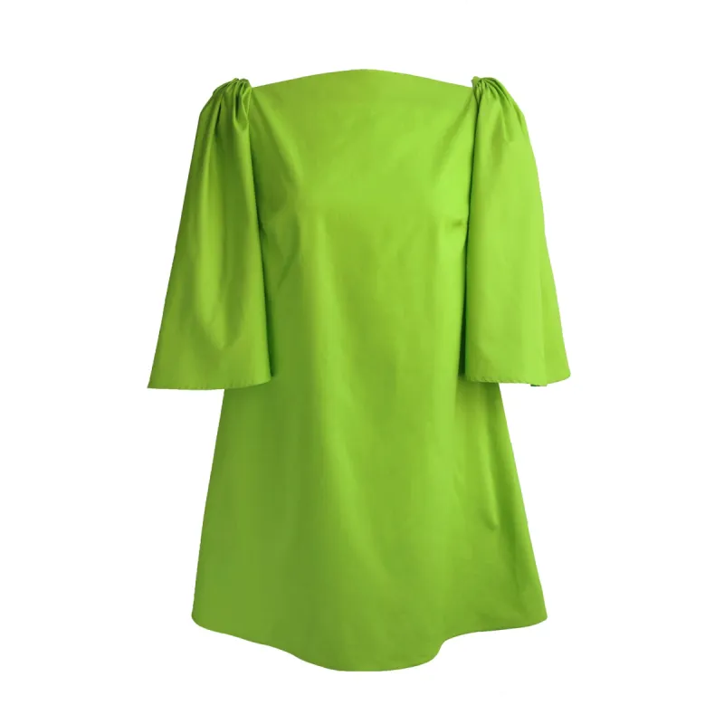 Delphine Mini Dress in Lime sold by Blue Nude