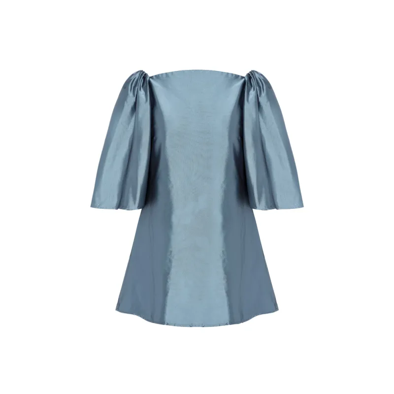 Delphine Mini Dress in Storm sold by Blue Nude