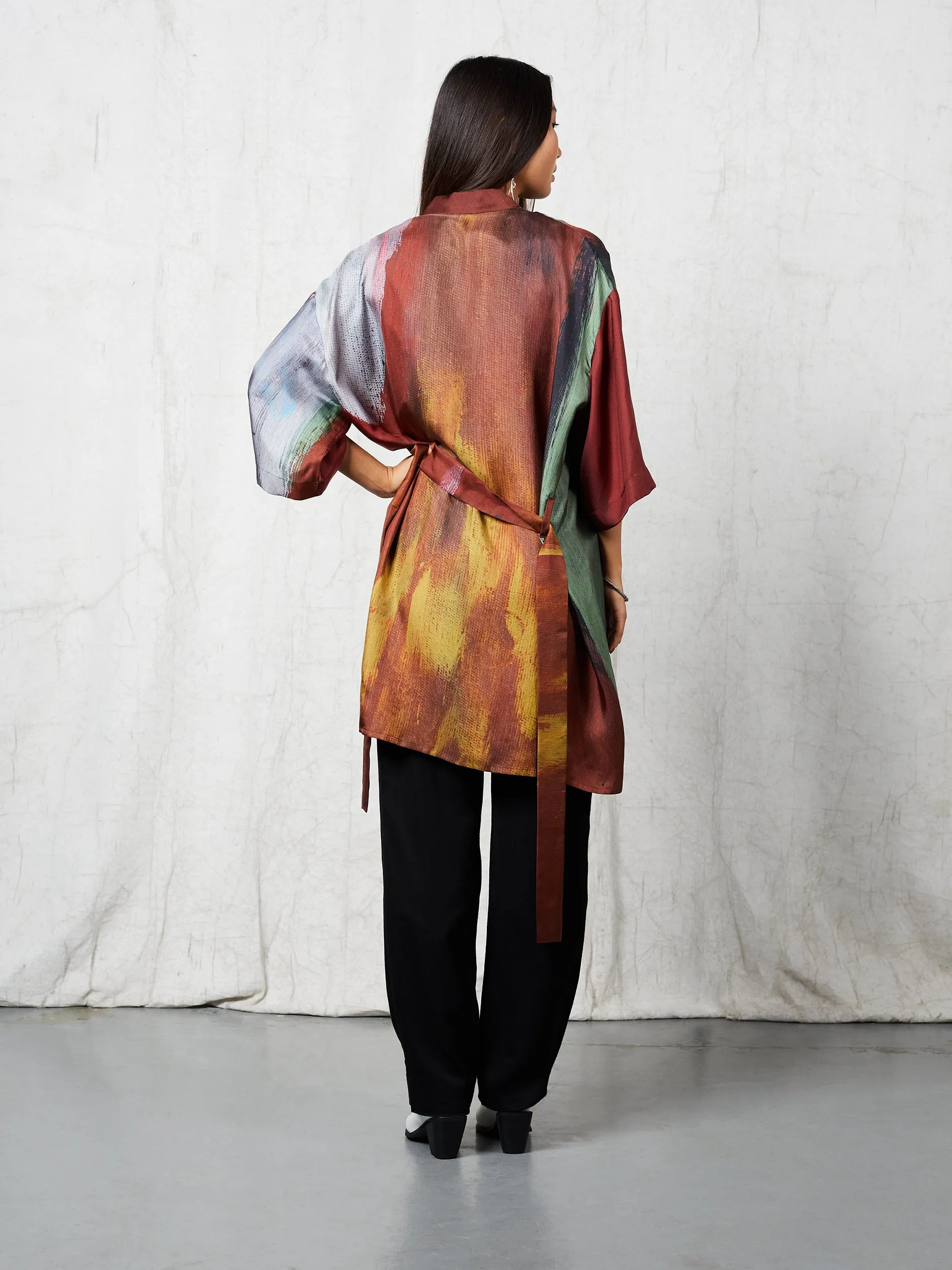 Sal Silk Kimono sold by Blue Nude product image thumbnail 4