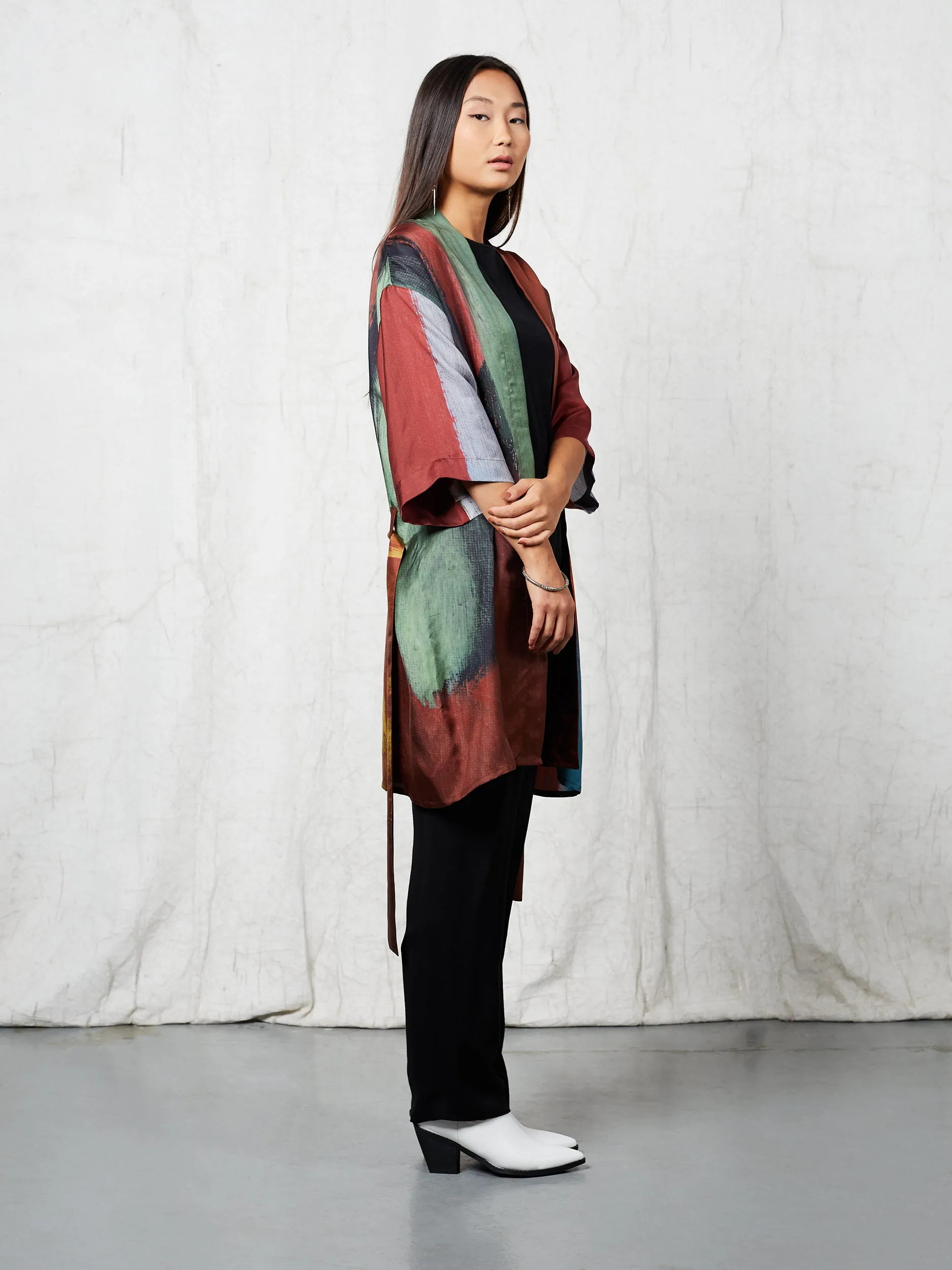 Sal Silk Kimono sold by Blue Nude product image thumbnail 3