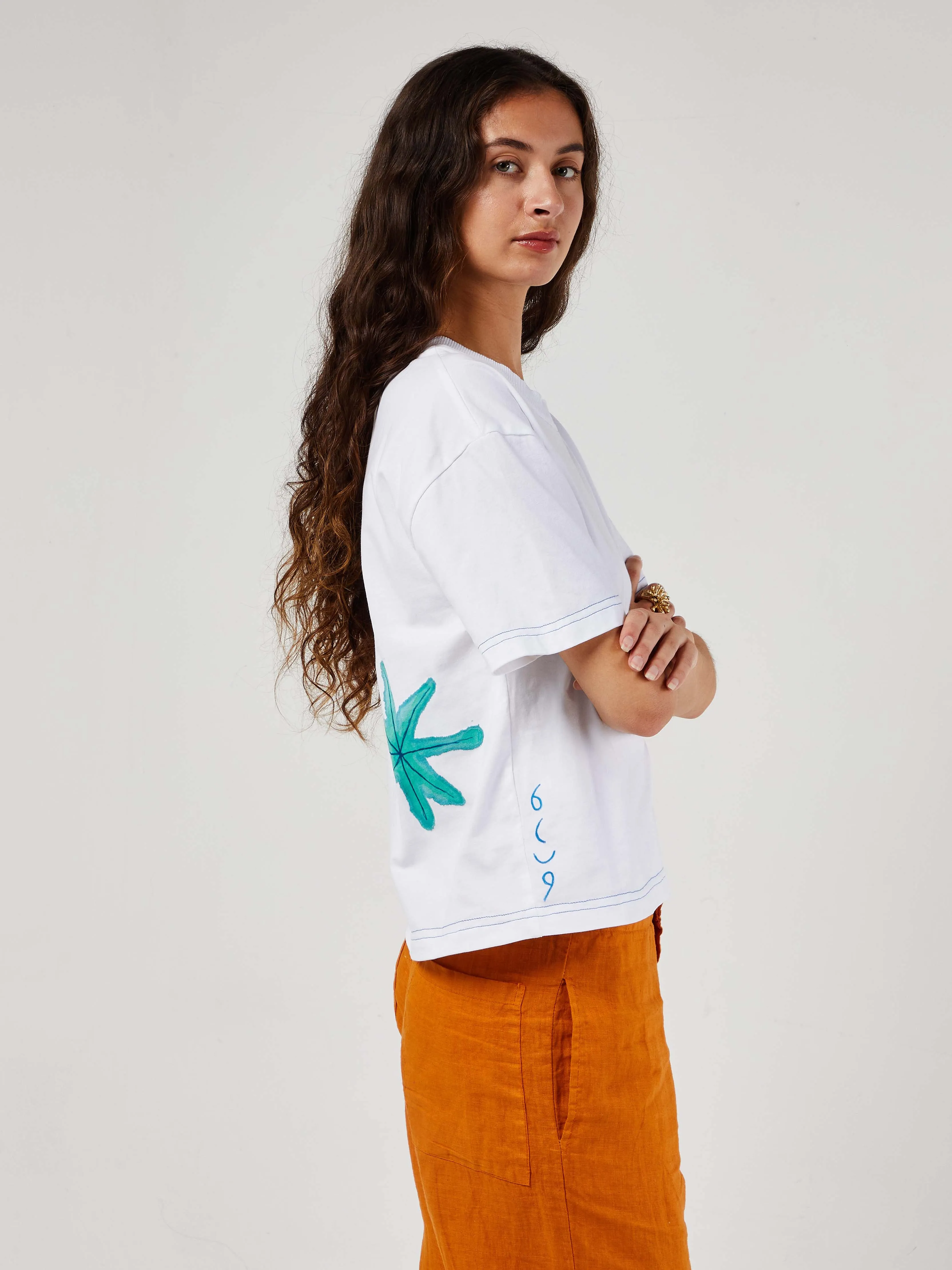 Helios Hand-Painted T-Shirt sold by Blue Nude product image thumbnail 2