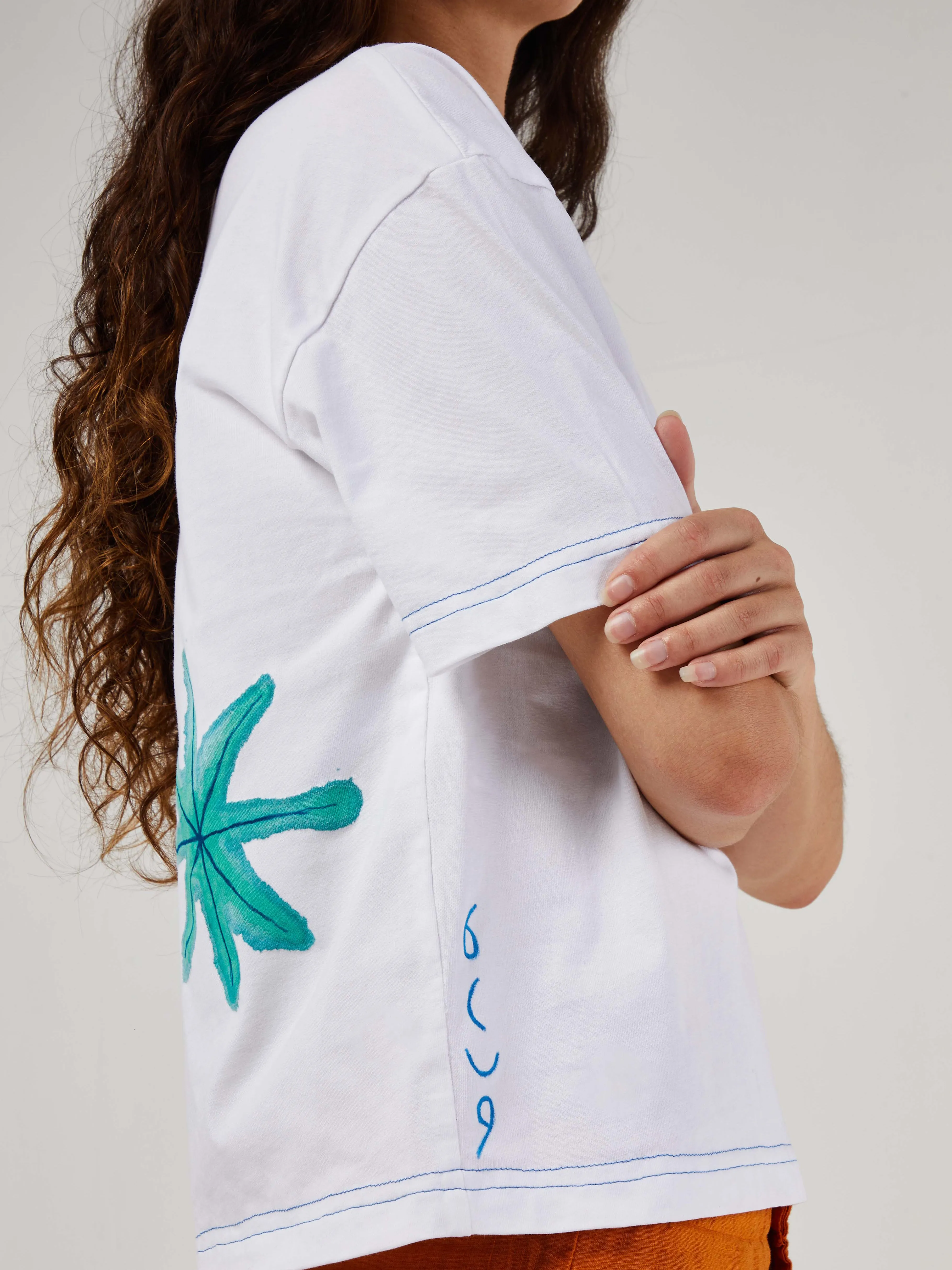 Helios Hand-Painted T-Shirt sold by Blue Nude product image thumbnail 5