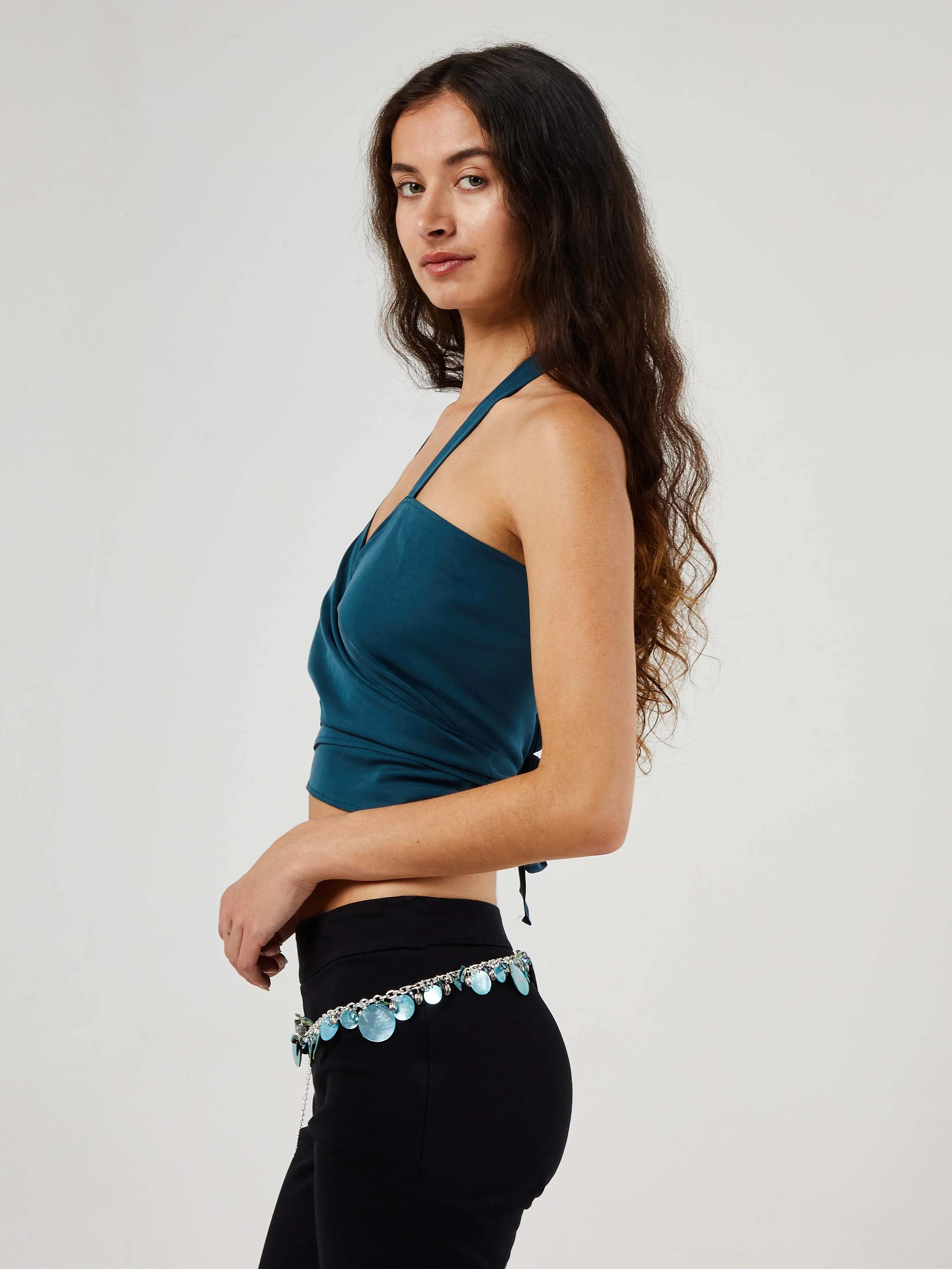 Hedone Wrap Halter Top sold by Blue Nude product image thumbnail 3
