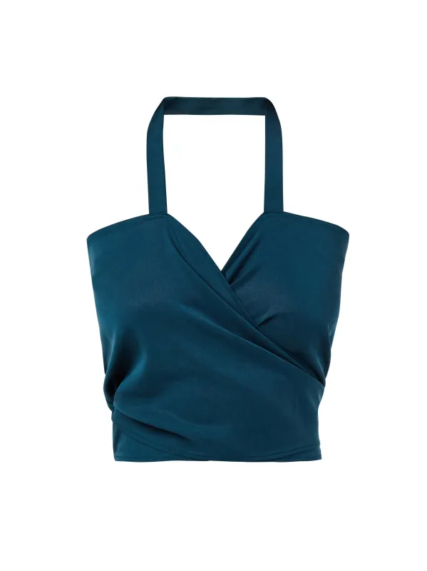 Hedone Wrap Halter Top sold by Blue Nude