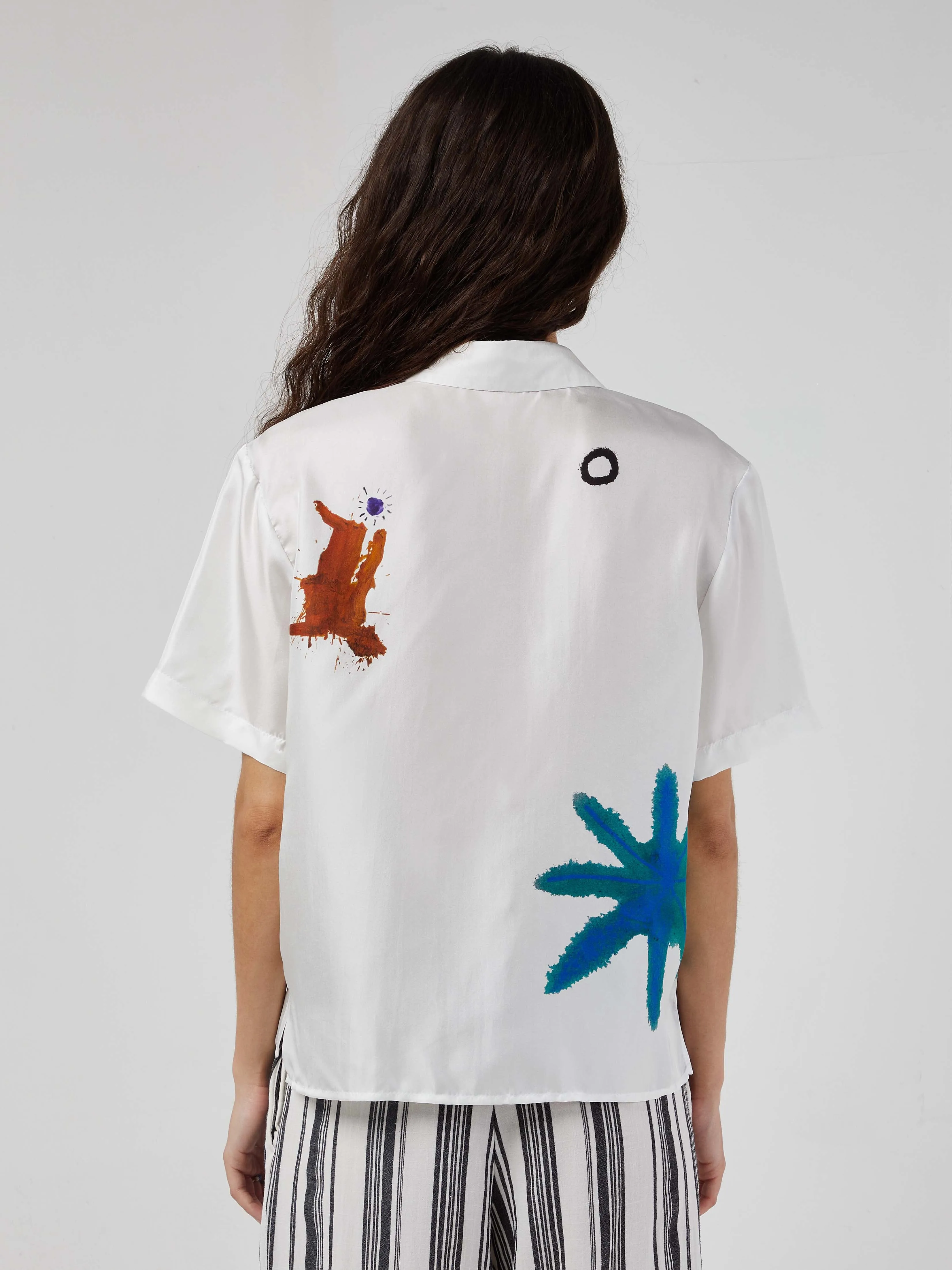 Isalos Silk Button-Up Shirt sold by Blue Nude product image thumbnail 3