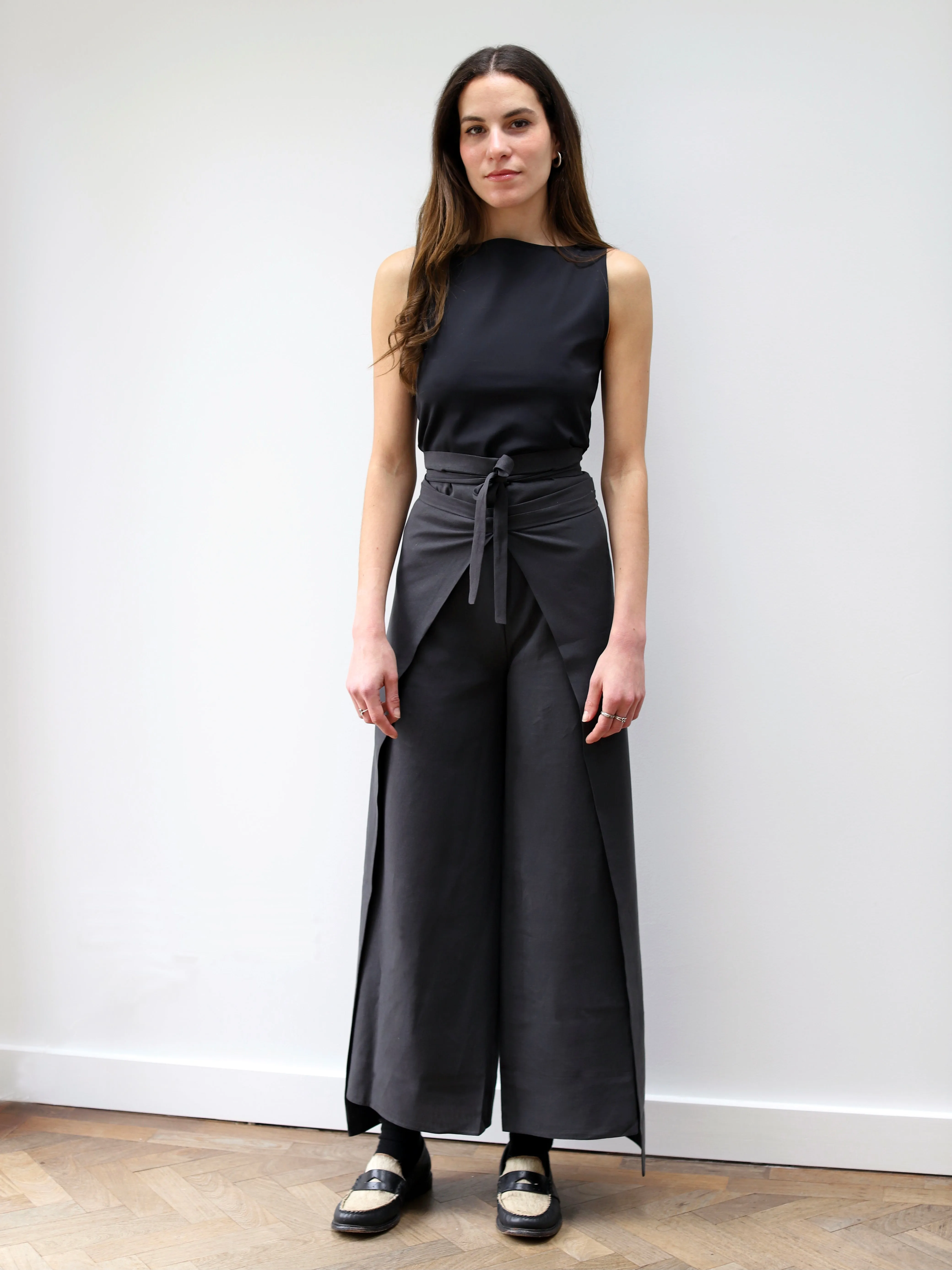 Casa Tie Wrap Pant in Ink Black sold by Blue Nude product image thumbnail 2