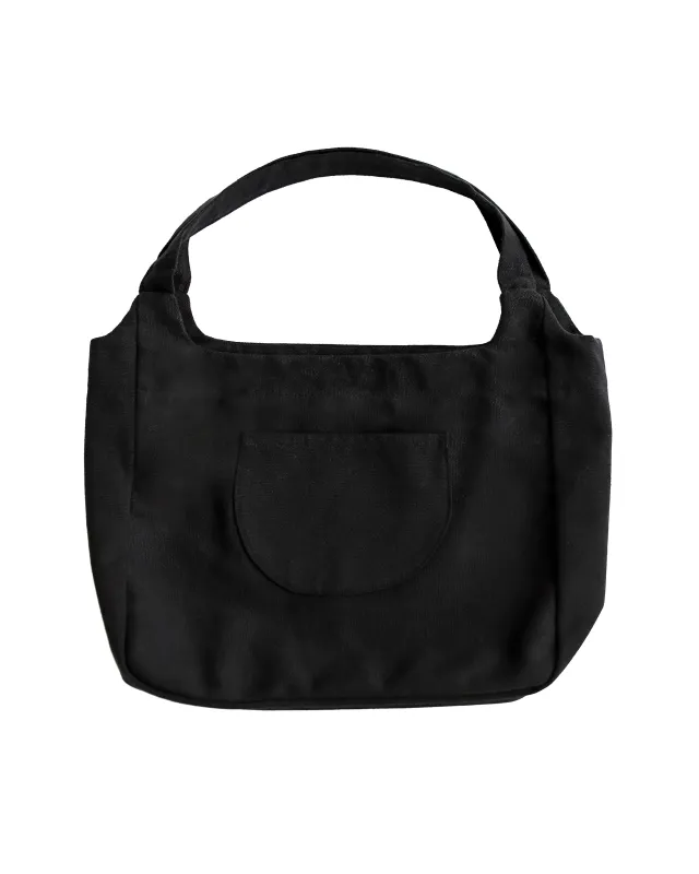 Enso Curved Tote Bag - Black Graphite sold by Blue Nude