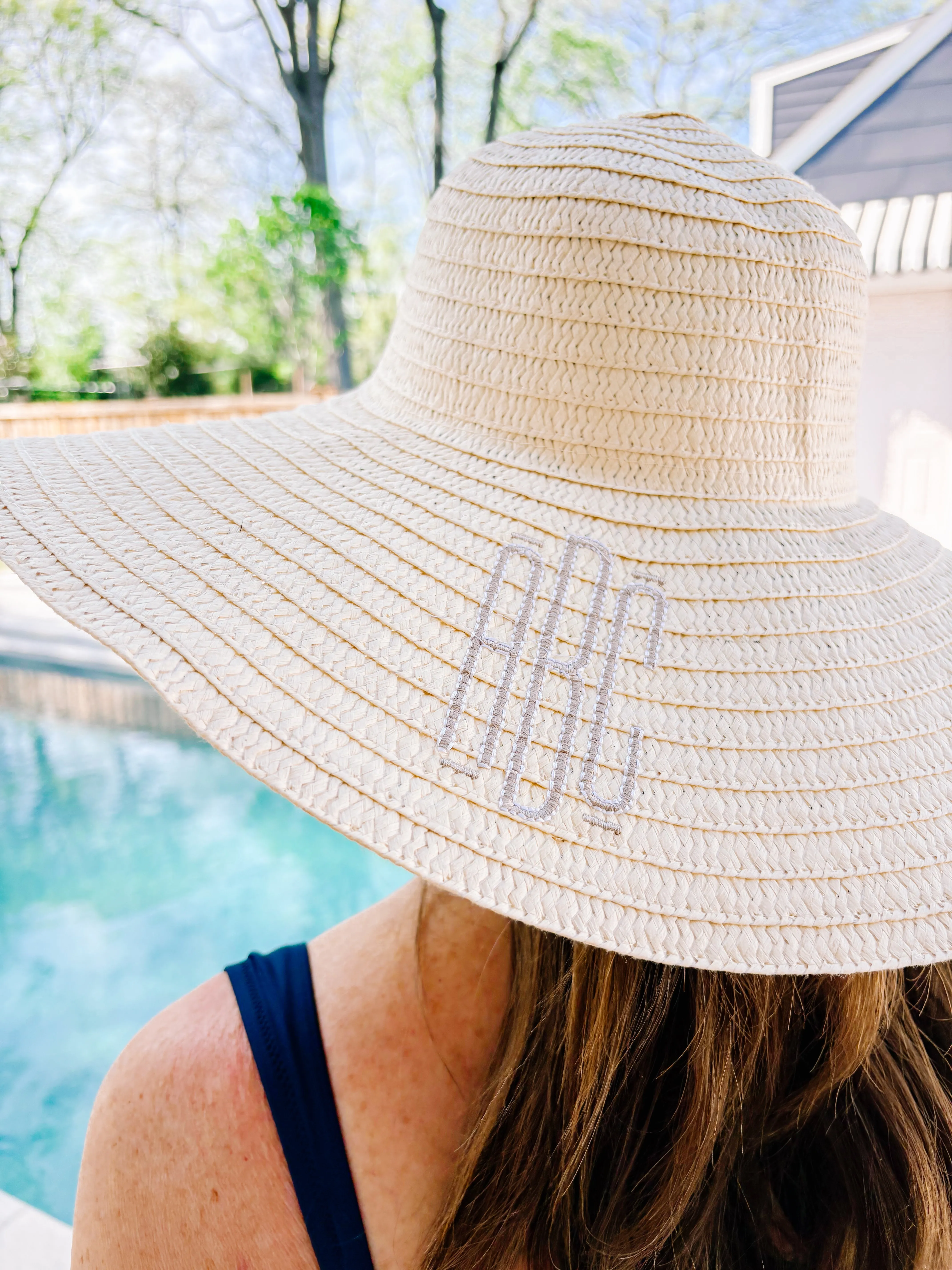 Monogrammed Sun Hat sold by Brakefields product image thumbnail 2