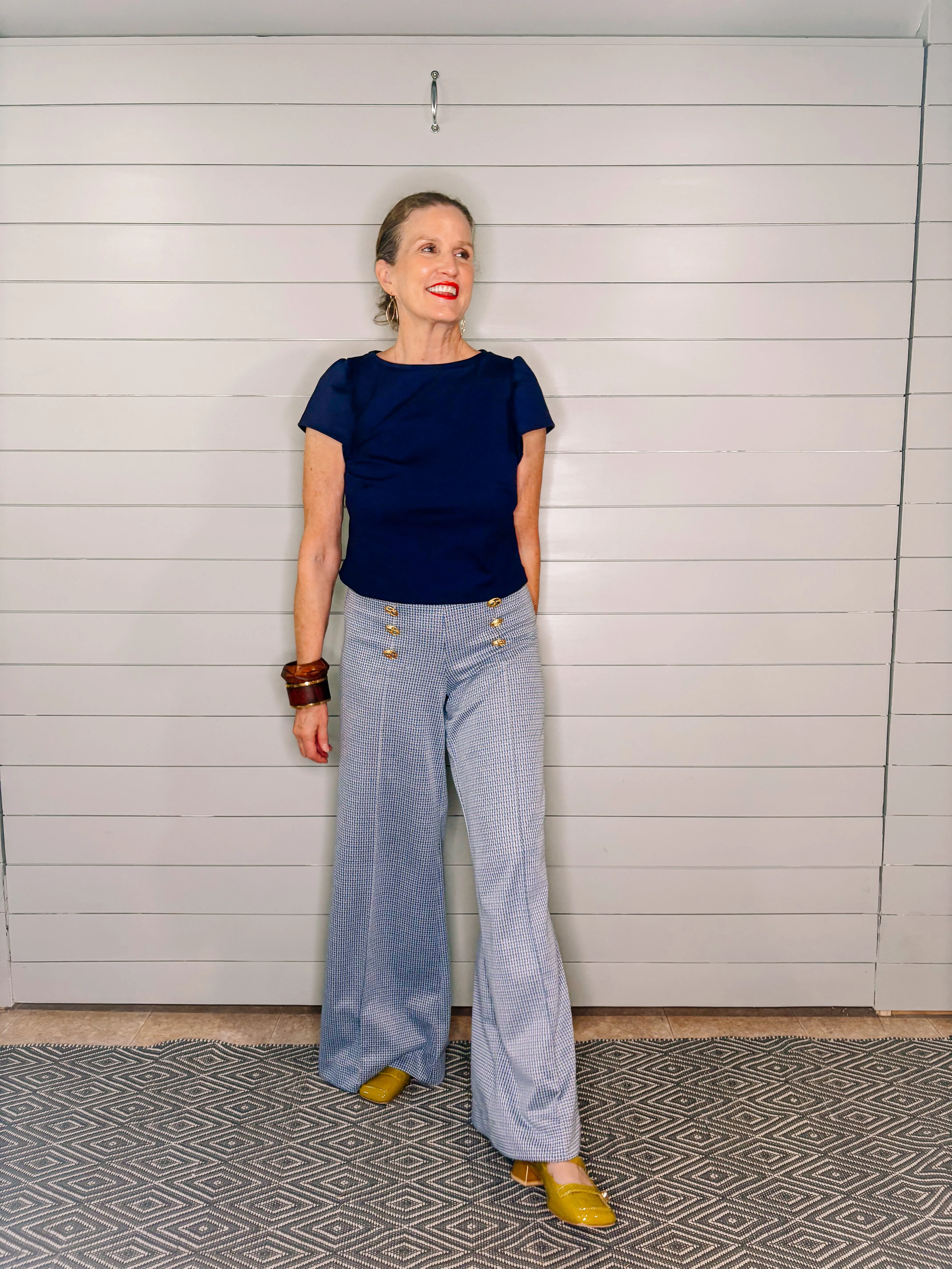 Holly Crop Top - Navy sold by Brakefields product image thumbnail 3