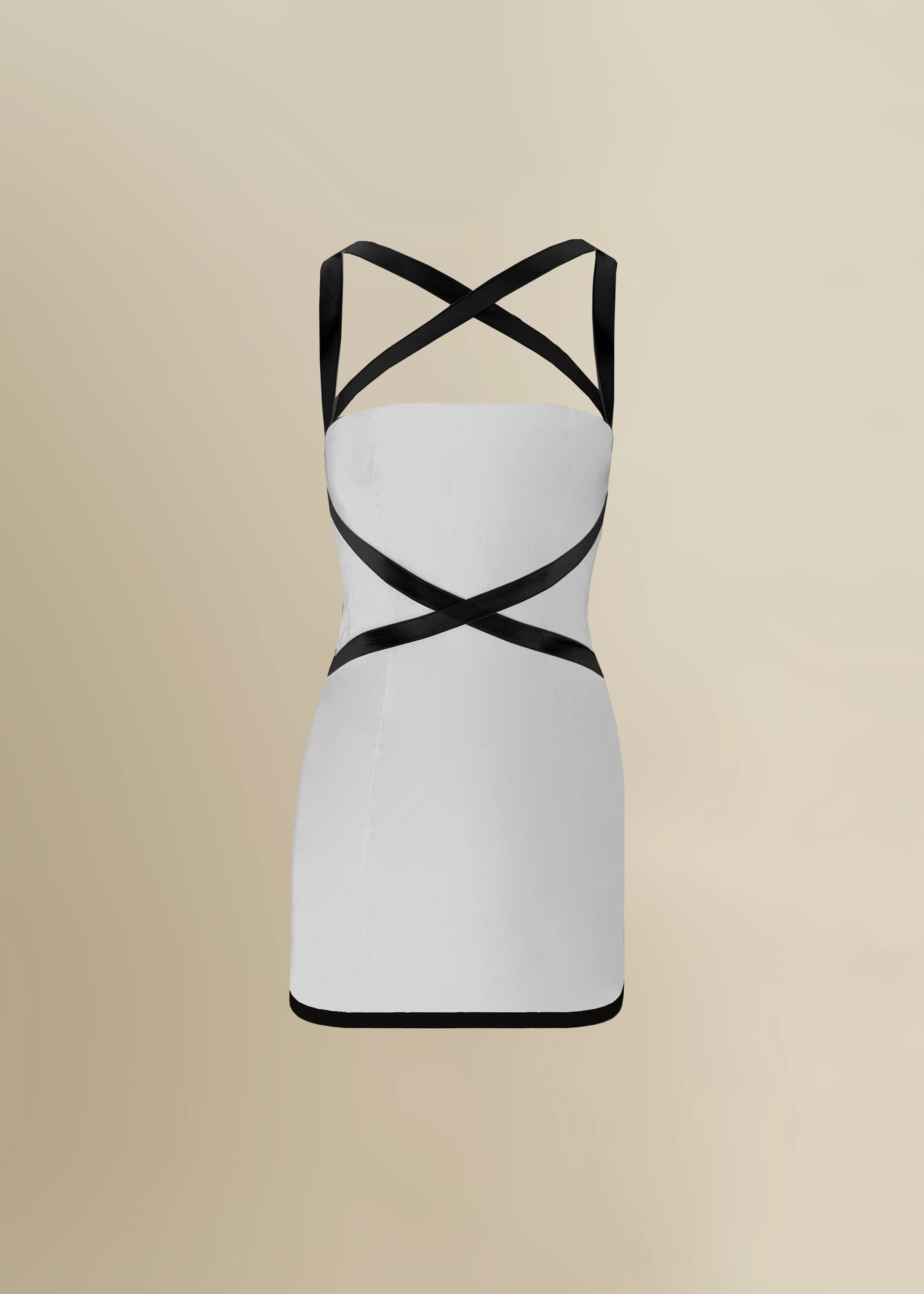 X Dress in White sold by Contessa Mills