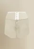 Linen Laissez Short in Beige sold by Contessa Mills
