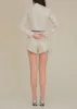 Morgaine Linen Blazer in Beige sold by Contessa Mills
