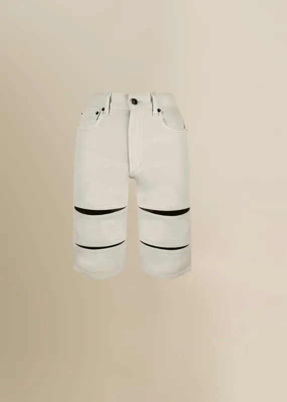 Arcana Jean Short in Tofu made by Contessa Mills