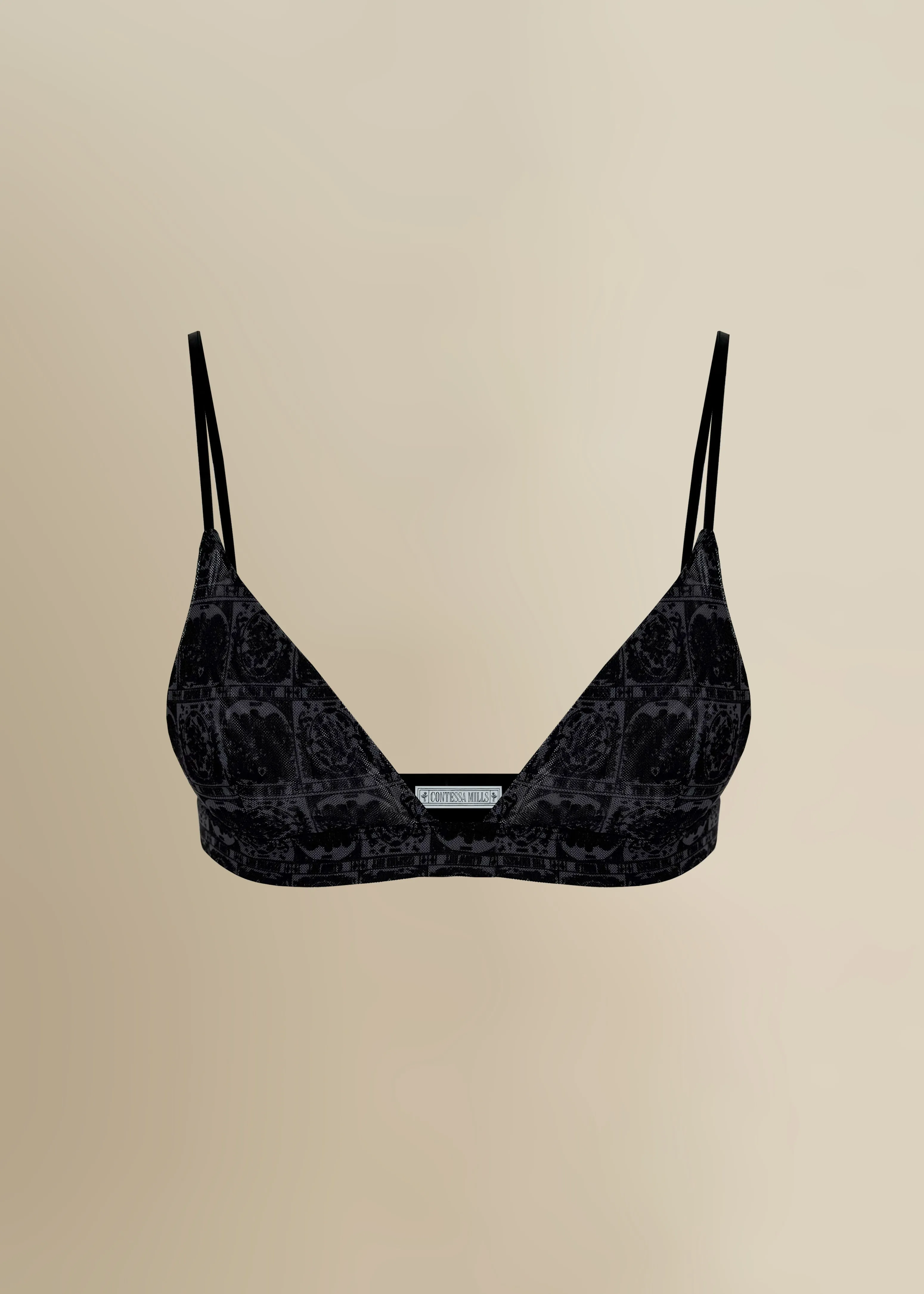 Tarot Bralette in Black sold by Contessa Mills product image thumbnail 4