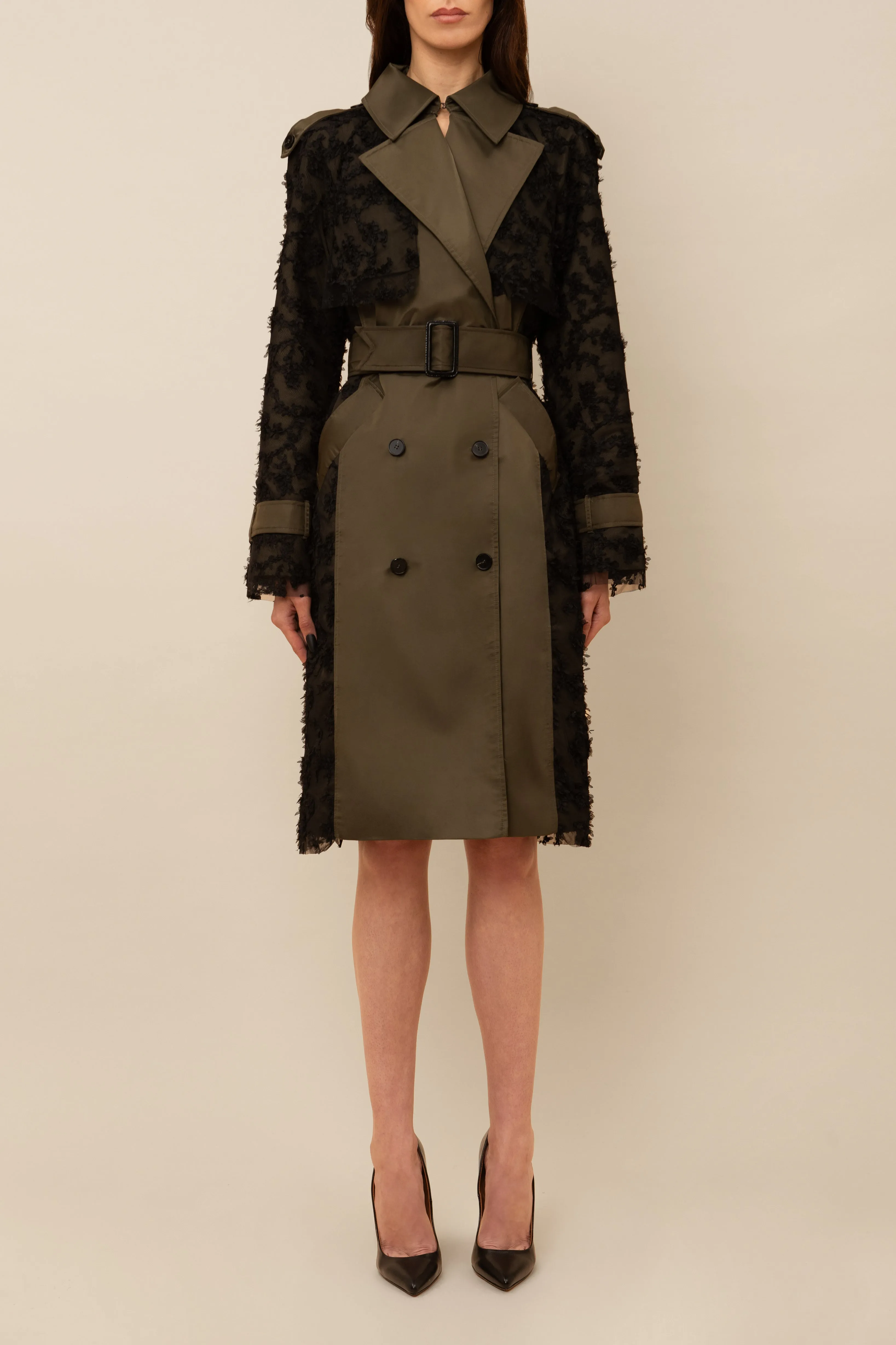 Claw Trench Coat sold by Contessa Mills