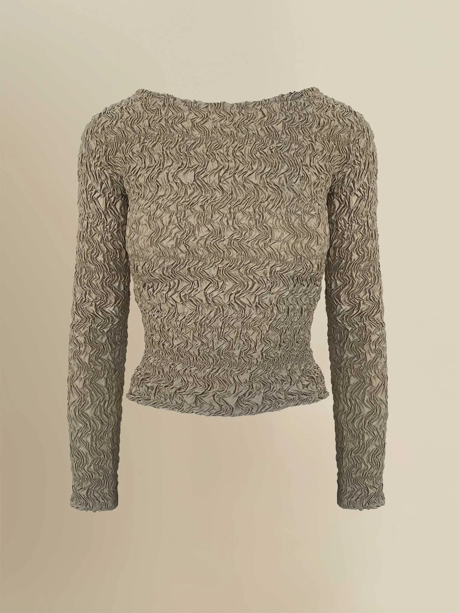 Long Sleeved Blair T-Shirt in Dark Champagne sold by Contessa Mills product image thumbnail 5