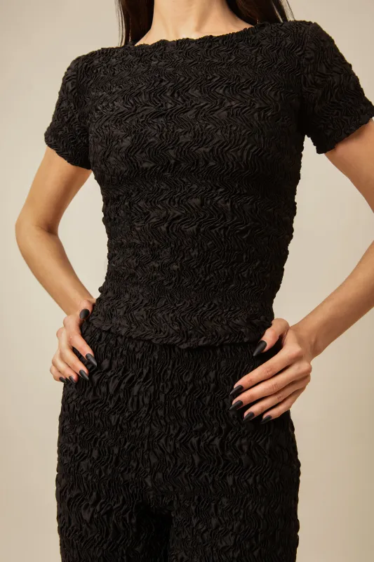 Blair T-Shirt in Black sold by Contessa Mills