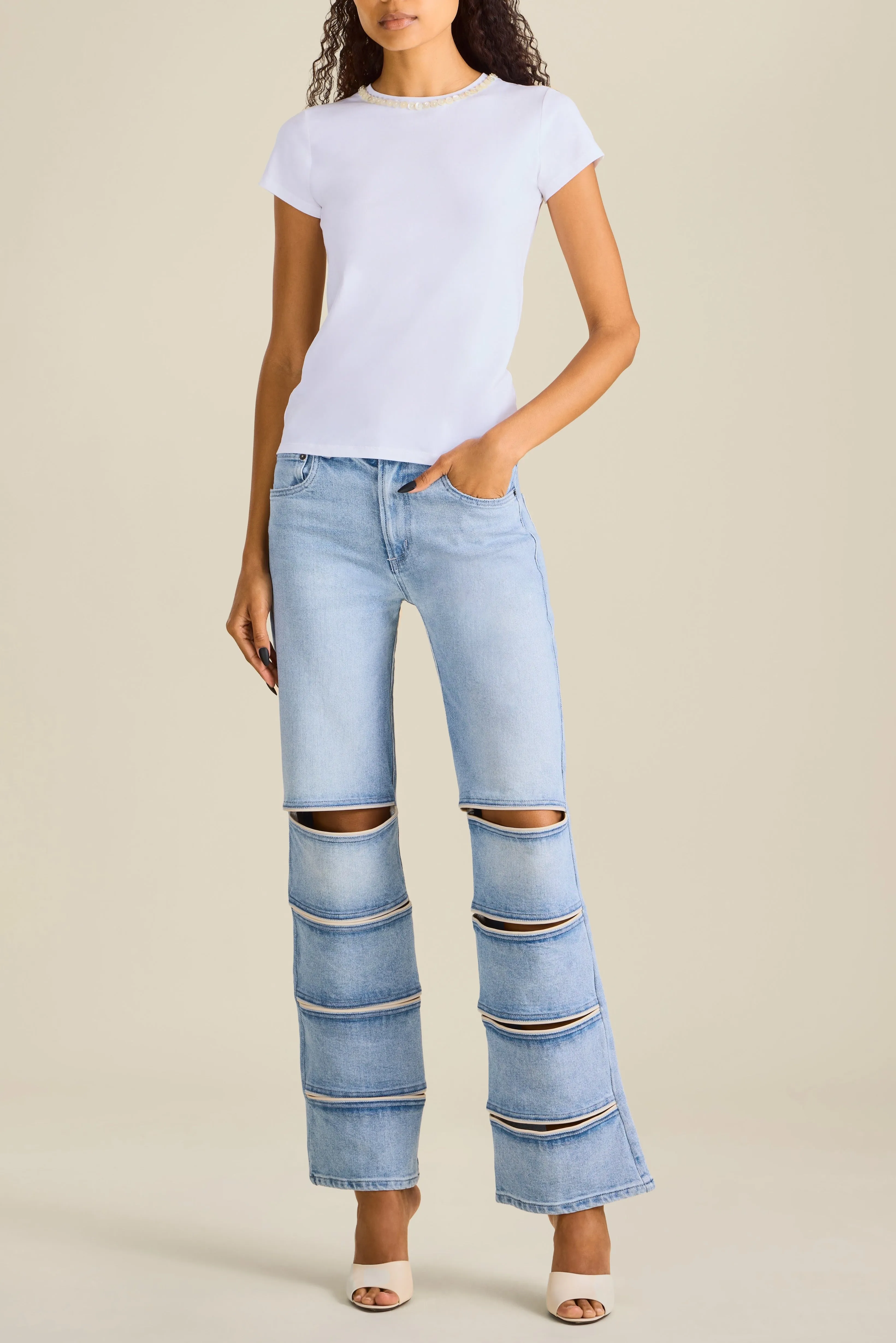 Contessa Tee in White sold by Contessa Mills product image thumbnail 3