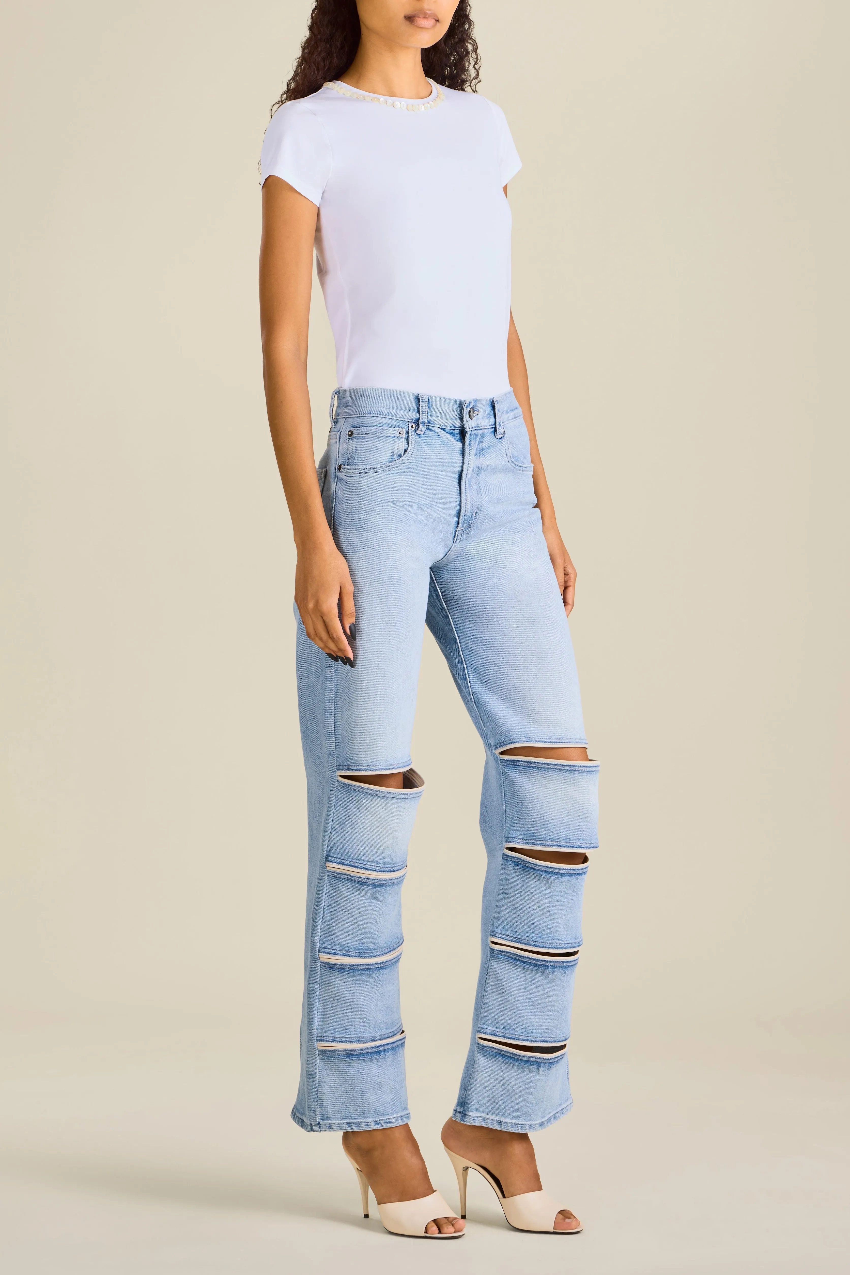 Contessa Tee in White sold by Contessa Mills product image thumbnail 5
