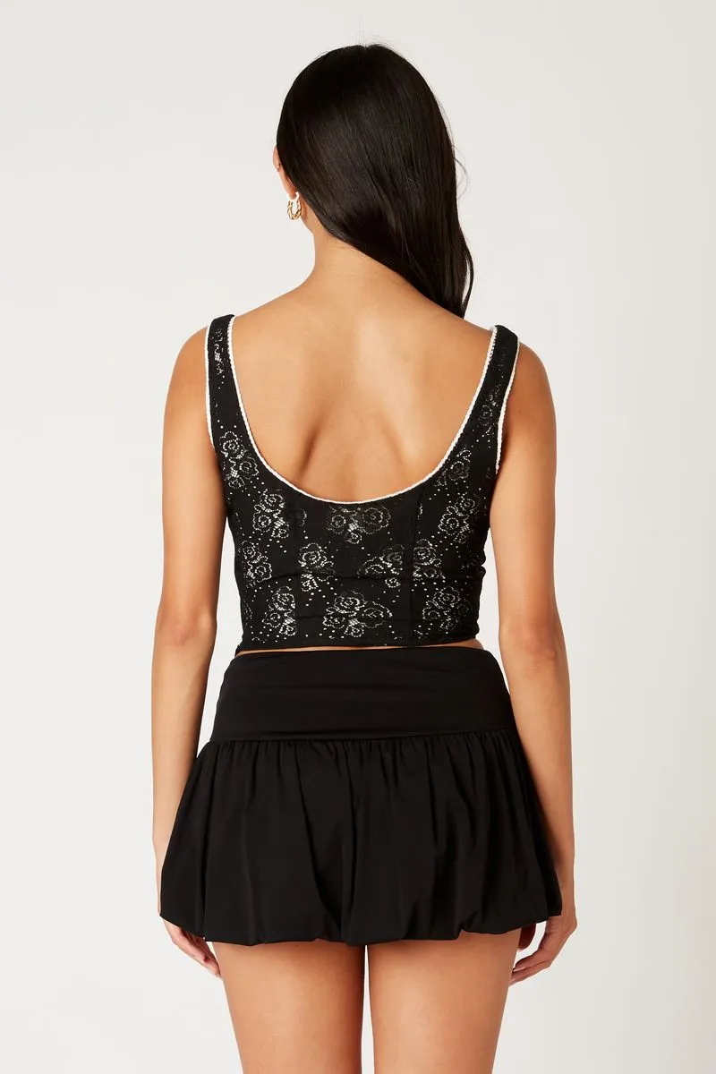 Cotton Lace Corset sold by Cotton Candy LA product image thumbnail 3