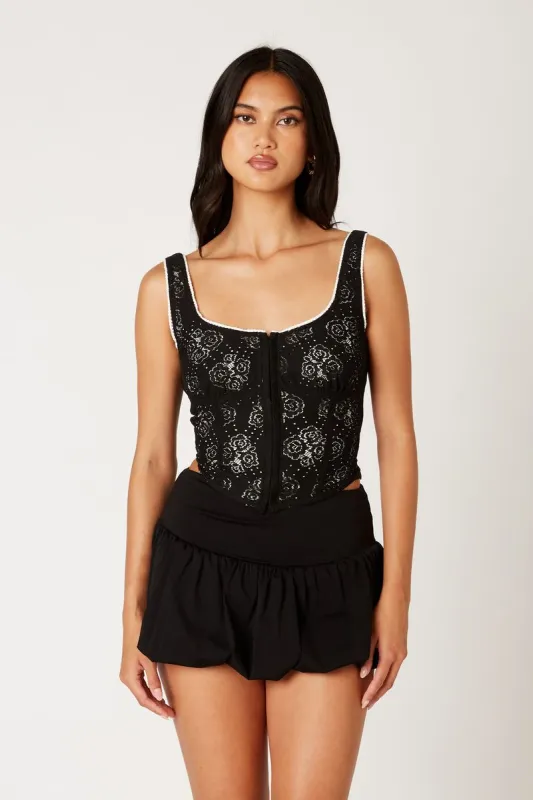 Cotton Lace Corset sold by Cotton Candy LA