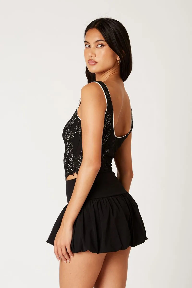 Cotton Lace Corset sold by Cotton Candy LA product image thumbnail 2