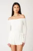 Off-The-Shoulder Ruffle Mesh Top sold by Cotton Candy LA