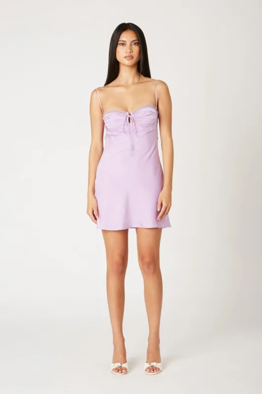 Satin Bustier Mini Dress sold by Cotton Candy LA