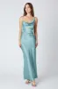 Cowlback Satin Maxi Dress sold by Cotton Candy LA