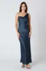Cowlback Satin Maxi Dress sold by Cotton Candy LA