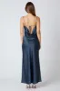 Cowlback Satin Maxi Dress sold by Cotton Candy LA