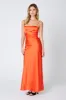 Open Back Satin Maxi Dress sold by Cotton Candy LA