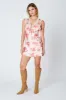 Floral Satin Mini Dress sold by Cotton Candy LA