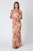 Mesh Floral Off Shoulder Top sold by Cotton Candy LA